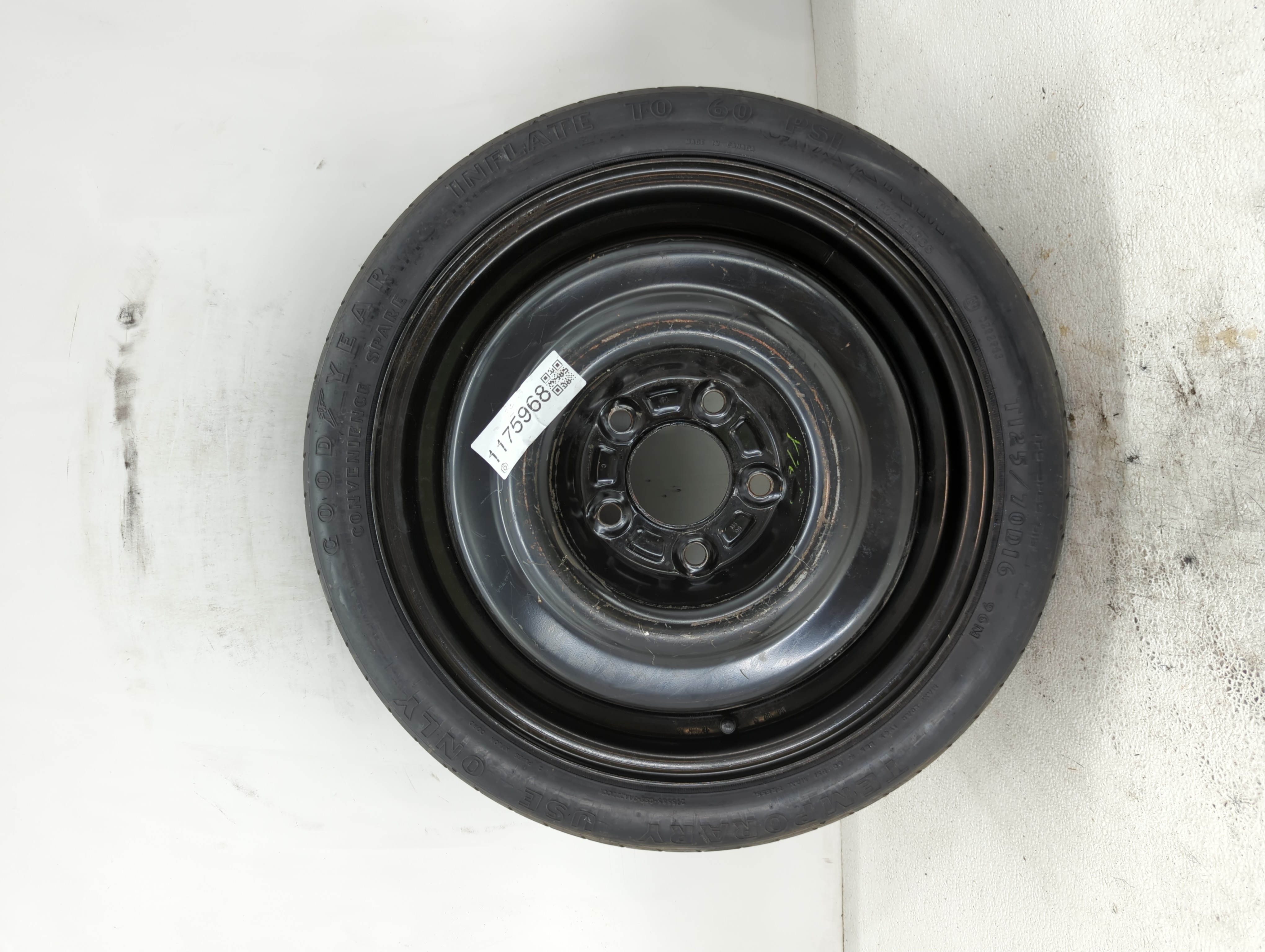 2014-2018 Mazda 3 Spare Donut Tire Wheel Rim Oem 1175968 - Oemusedautoparts1.com