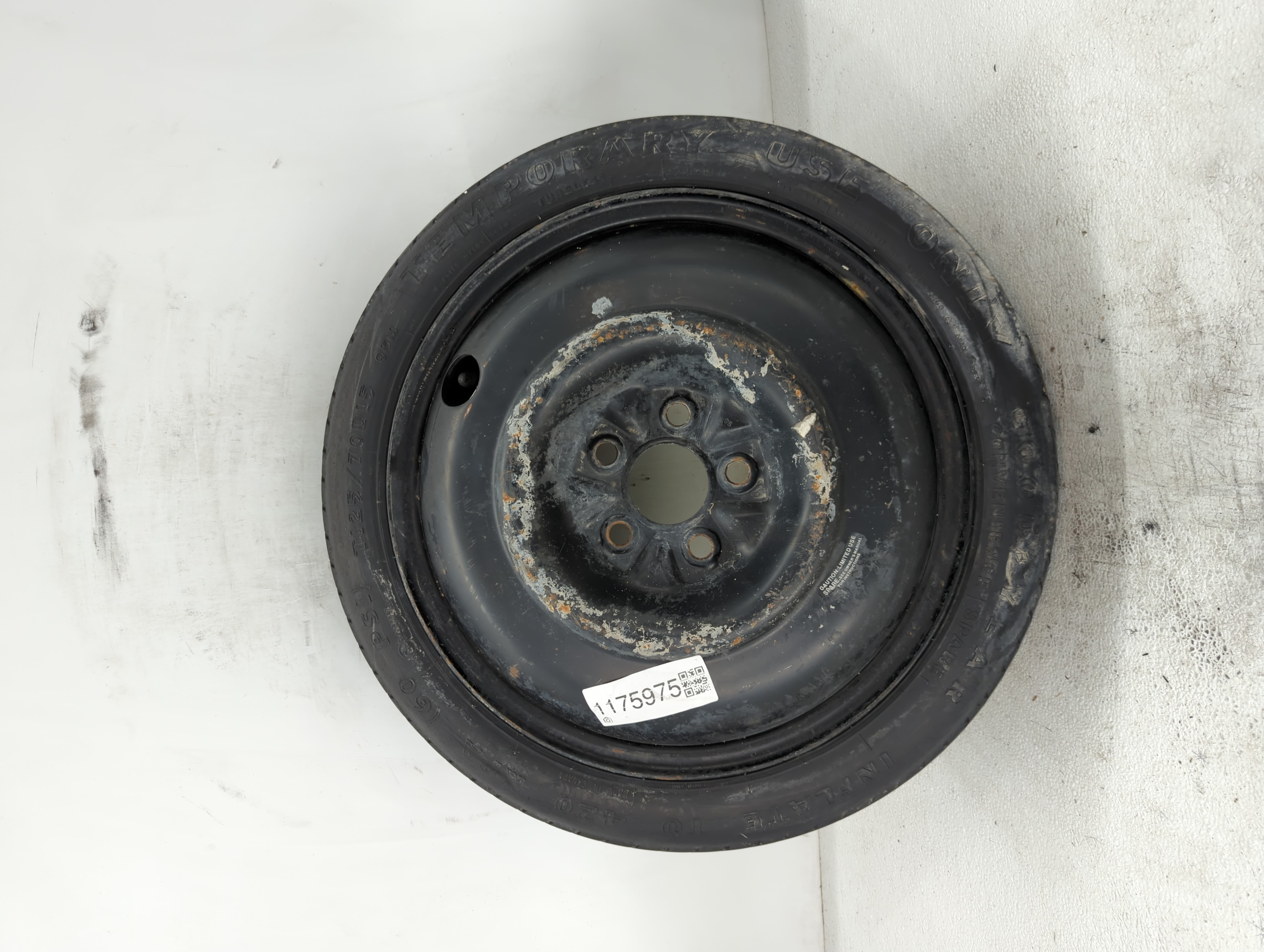 2001-2006 Chrysler Sebring Spare Donut Tire Wheel Rim Oem 1175975 - Oemusedautoparts1.com