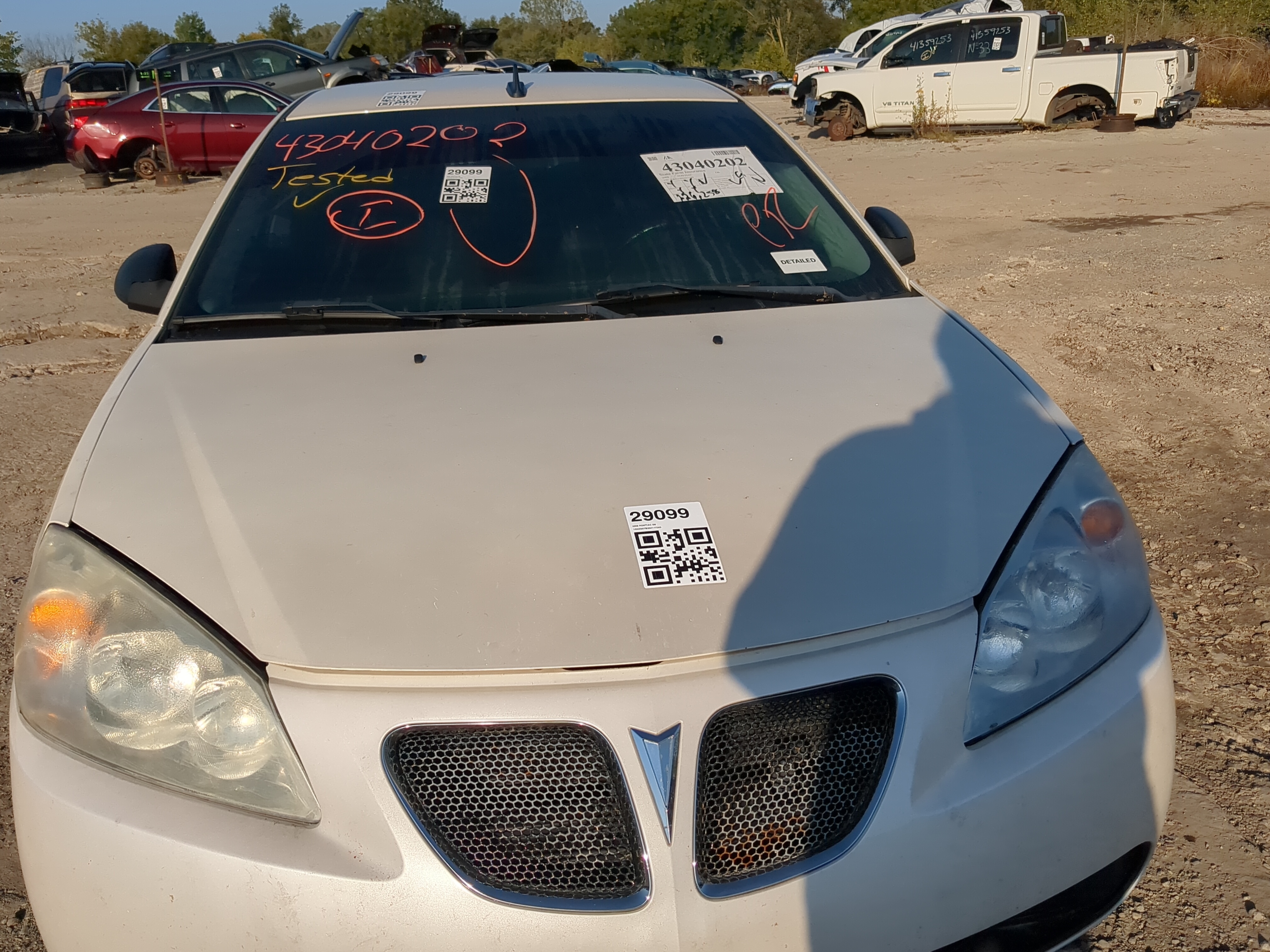 2005-2010 Pontiac G6 Hood Oem 1176373 - Oemusedautoparts1.com