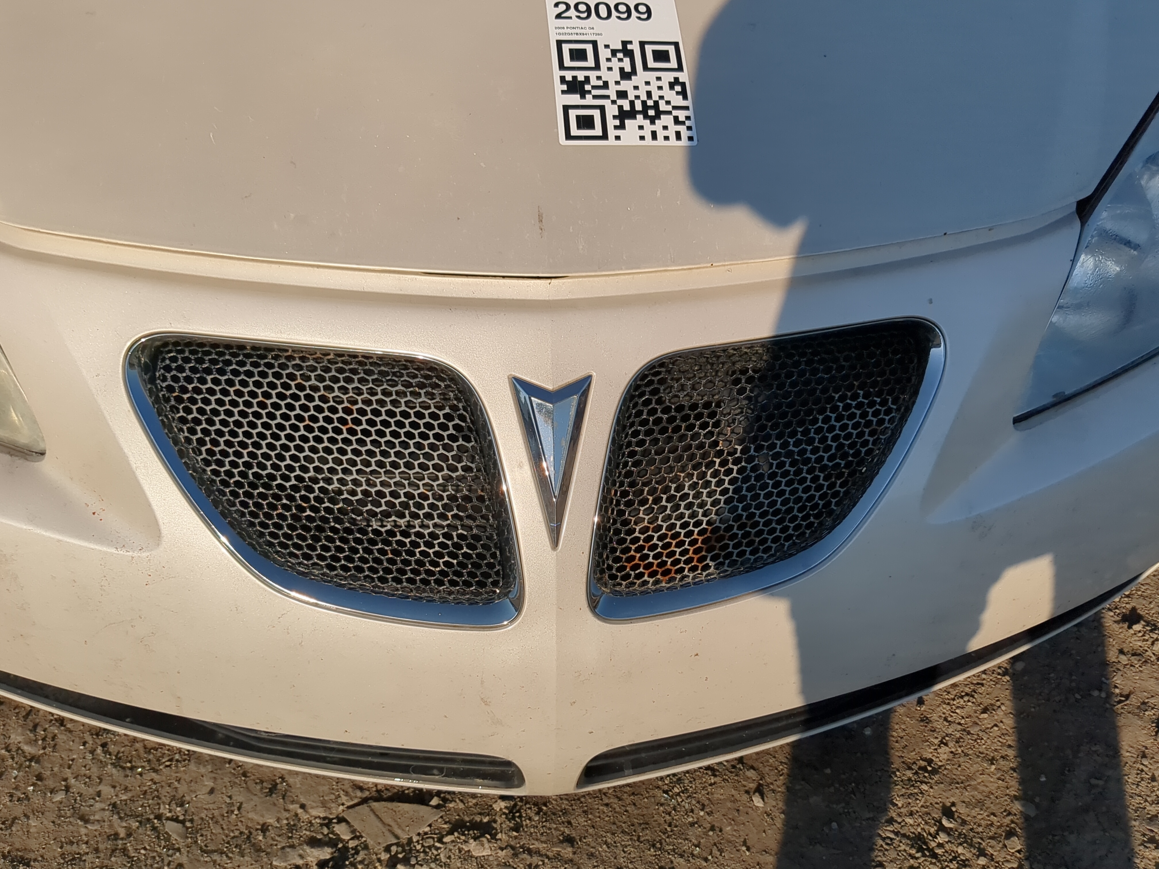 2005-2009 Pontiac G6 Front Grille Bumper Not Included 1176429 - Oemusedautoparts1.com