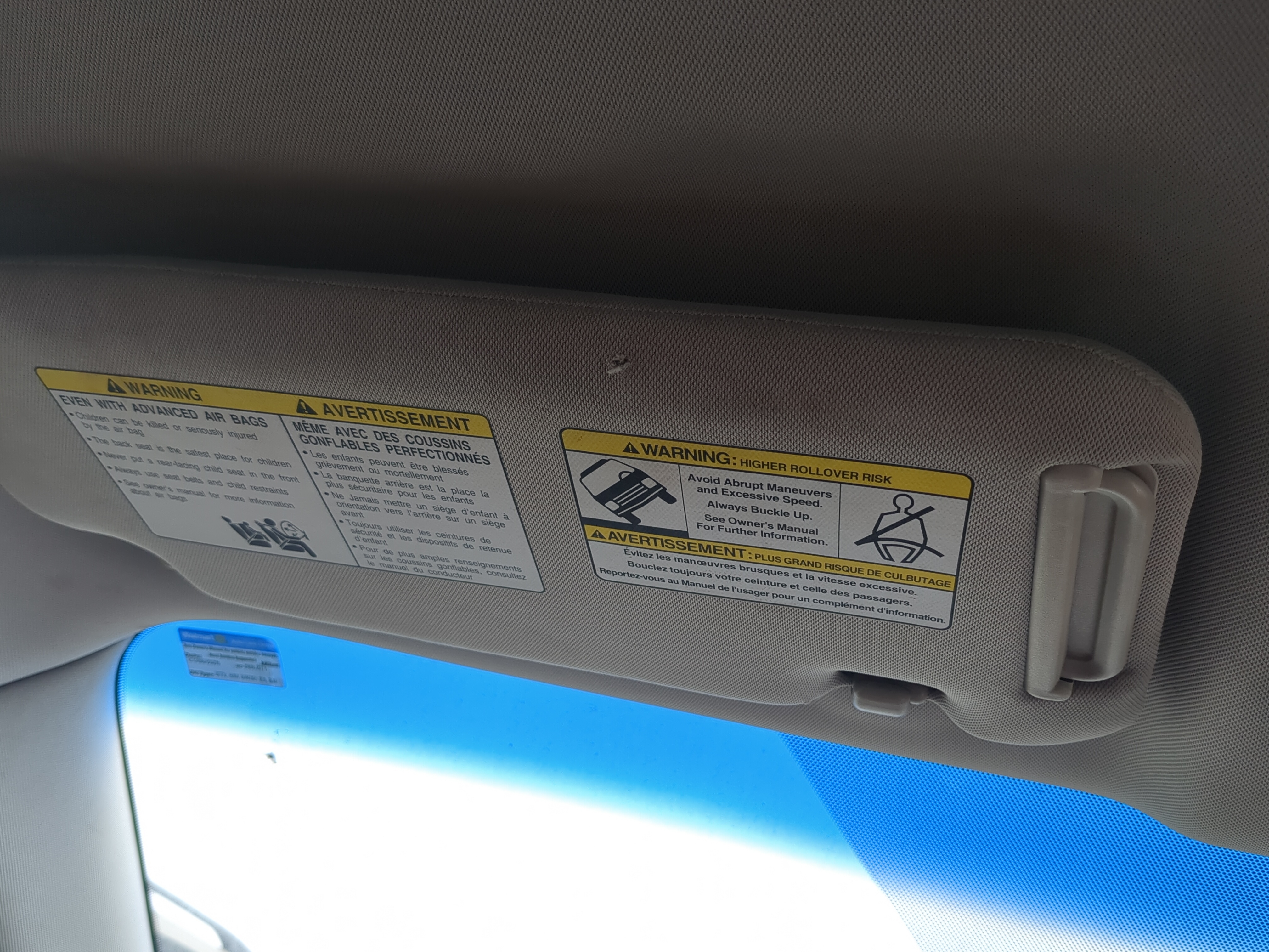 2009-2014 Nissan Murano Driver Sun Visor Mirror Left Sunvisor 1176593 - Oemusedautoparts1.com