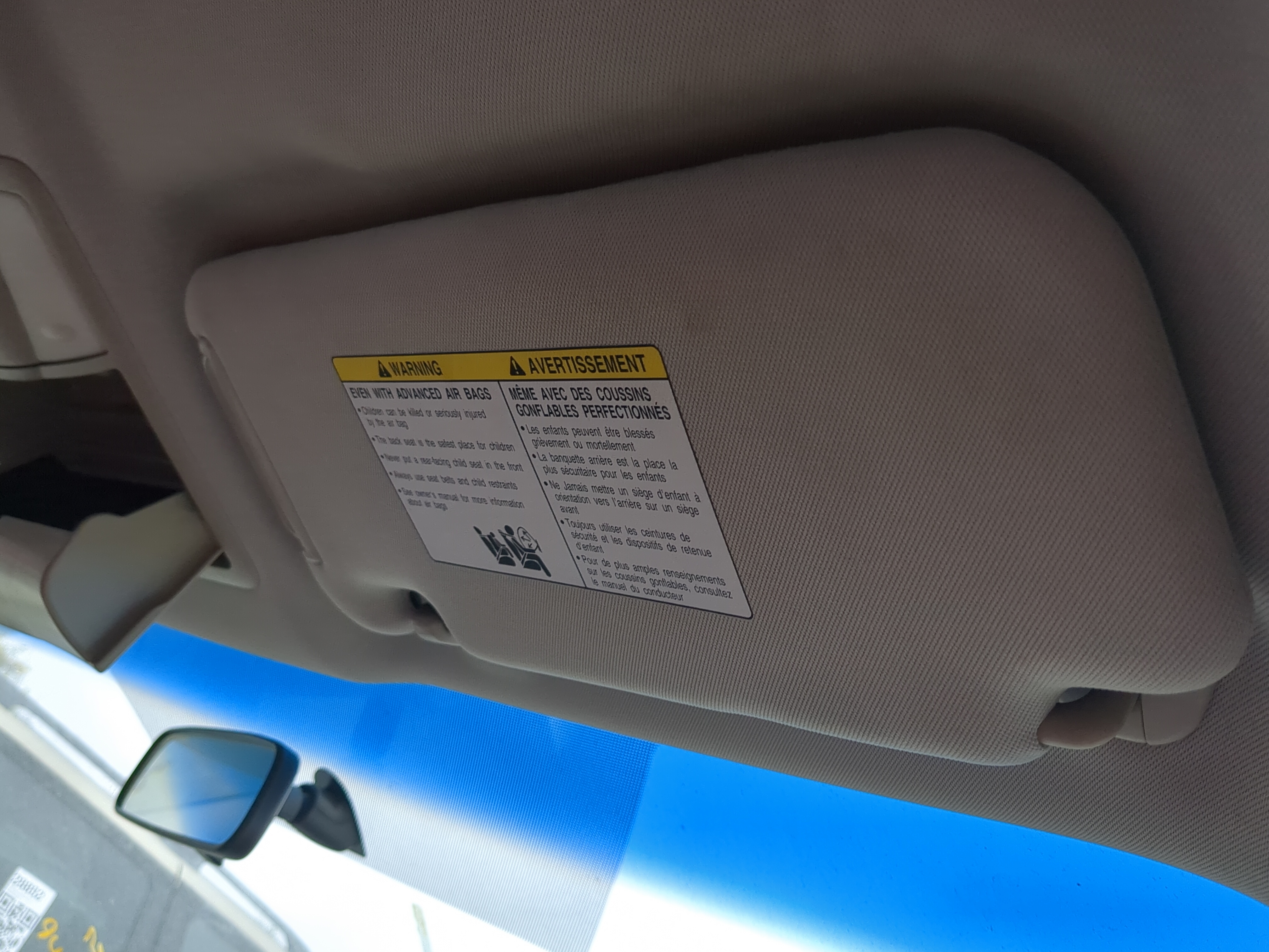 2009-2014 Nissan Murano Passenger Sun Visor Mirror Right Sunvisor 1176611 - Oemusedautoparts1.com