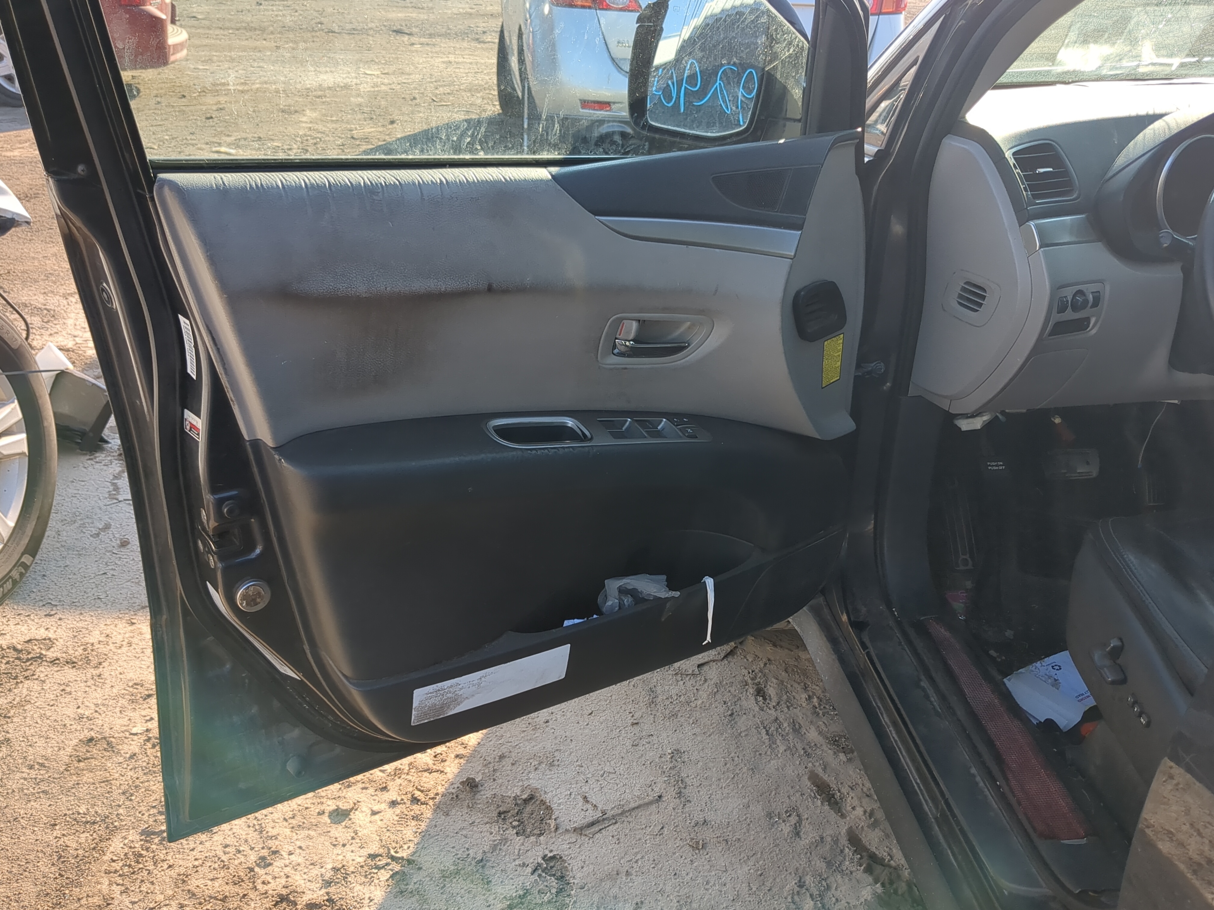 2008 Subaru Tribeca Front Left Driver Interior Door Panel Trim 1176797 - Oemusedautoparts1.com