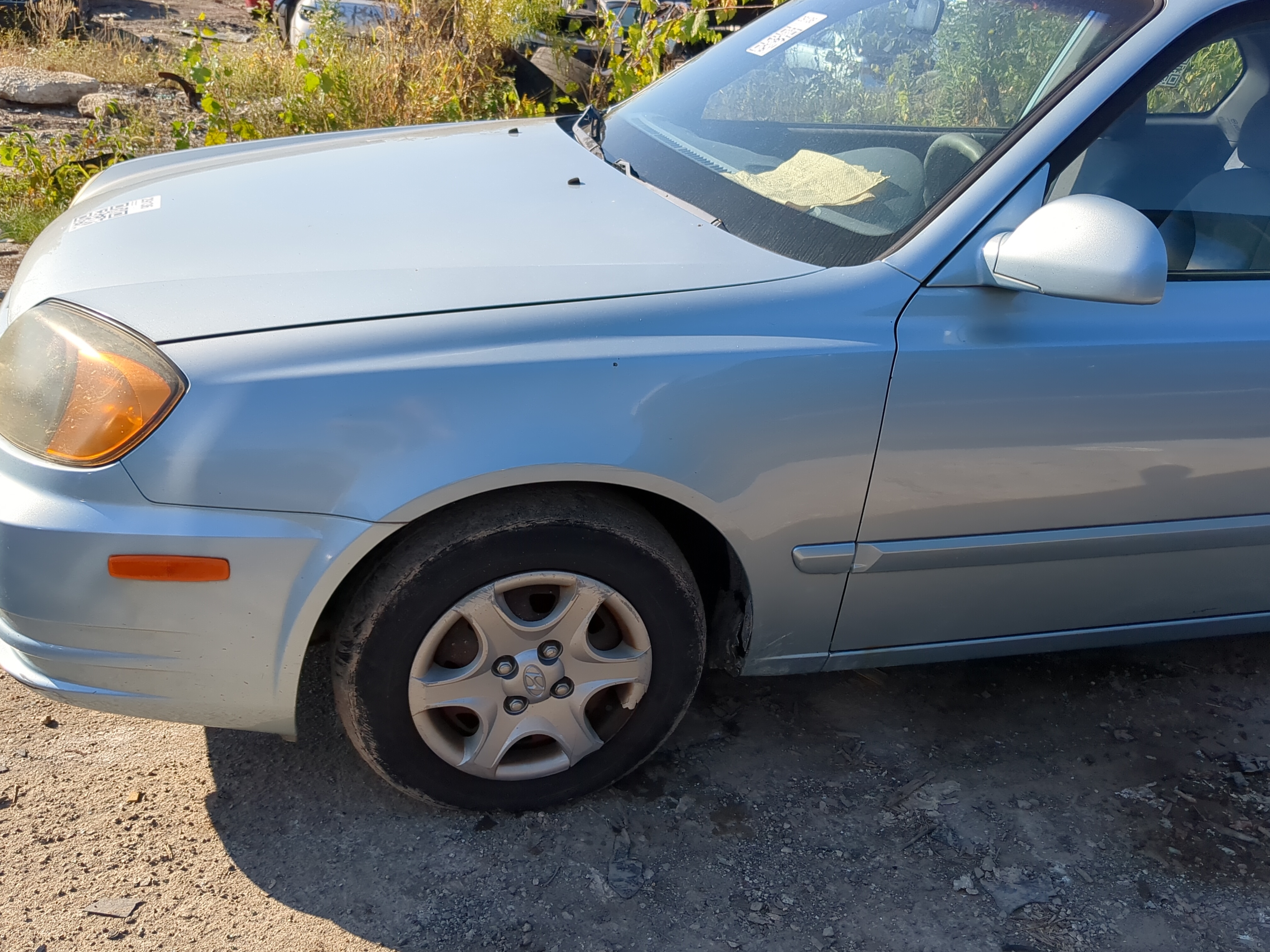 2003-2006 Hyundai Accent Driver Fender 1177033 - Oemusedautoparts1.com