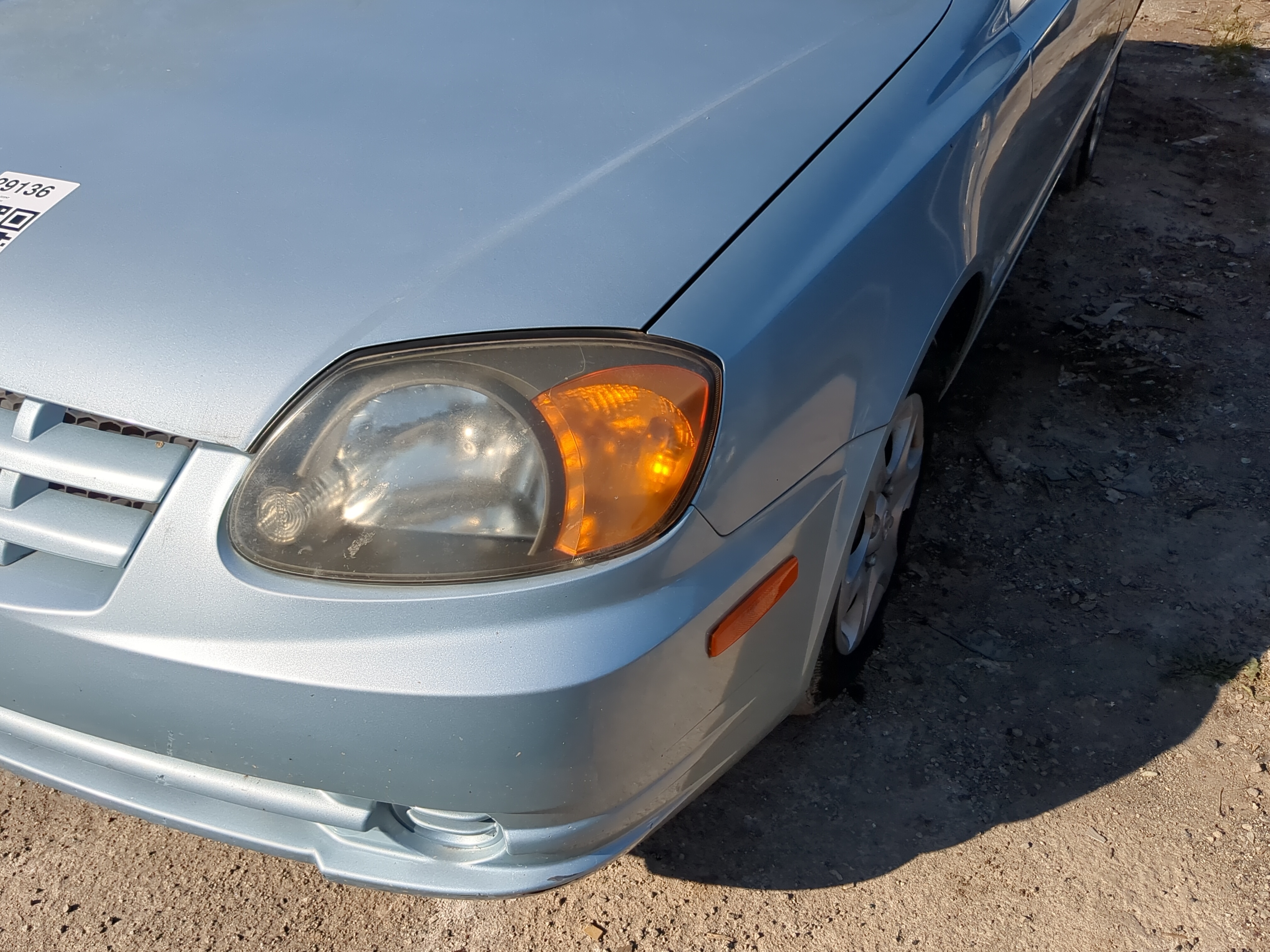 2003-2006 Hyundai Accent Driver Left Oem Head Light Headlight Lamp 1177051 - Oemusedautoparts1.com