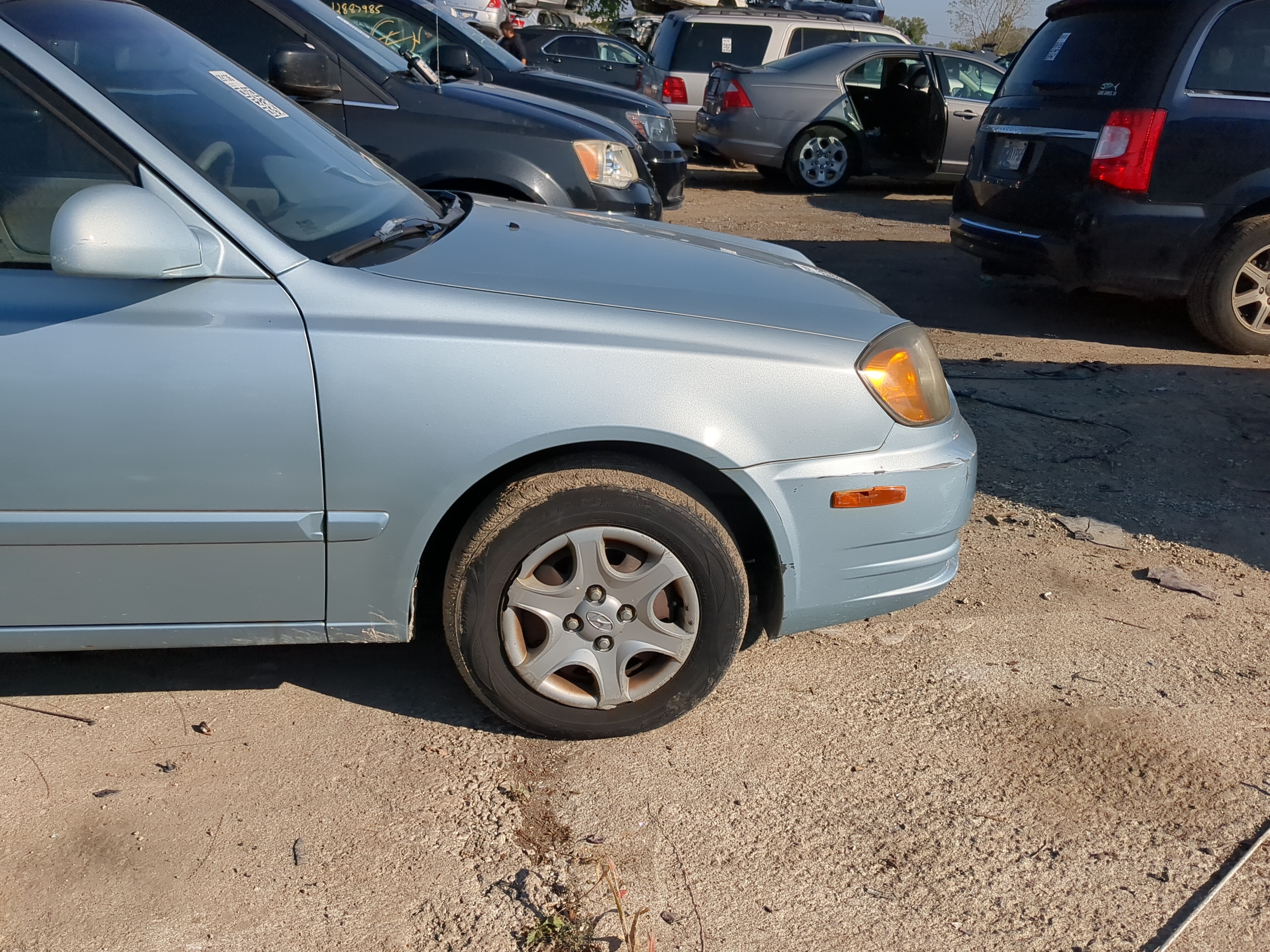 2003-2006 Hyundai Accent Passenger Fender 1177077 - Oemusedautoparts1.com