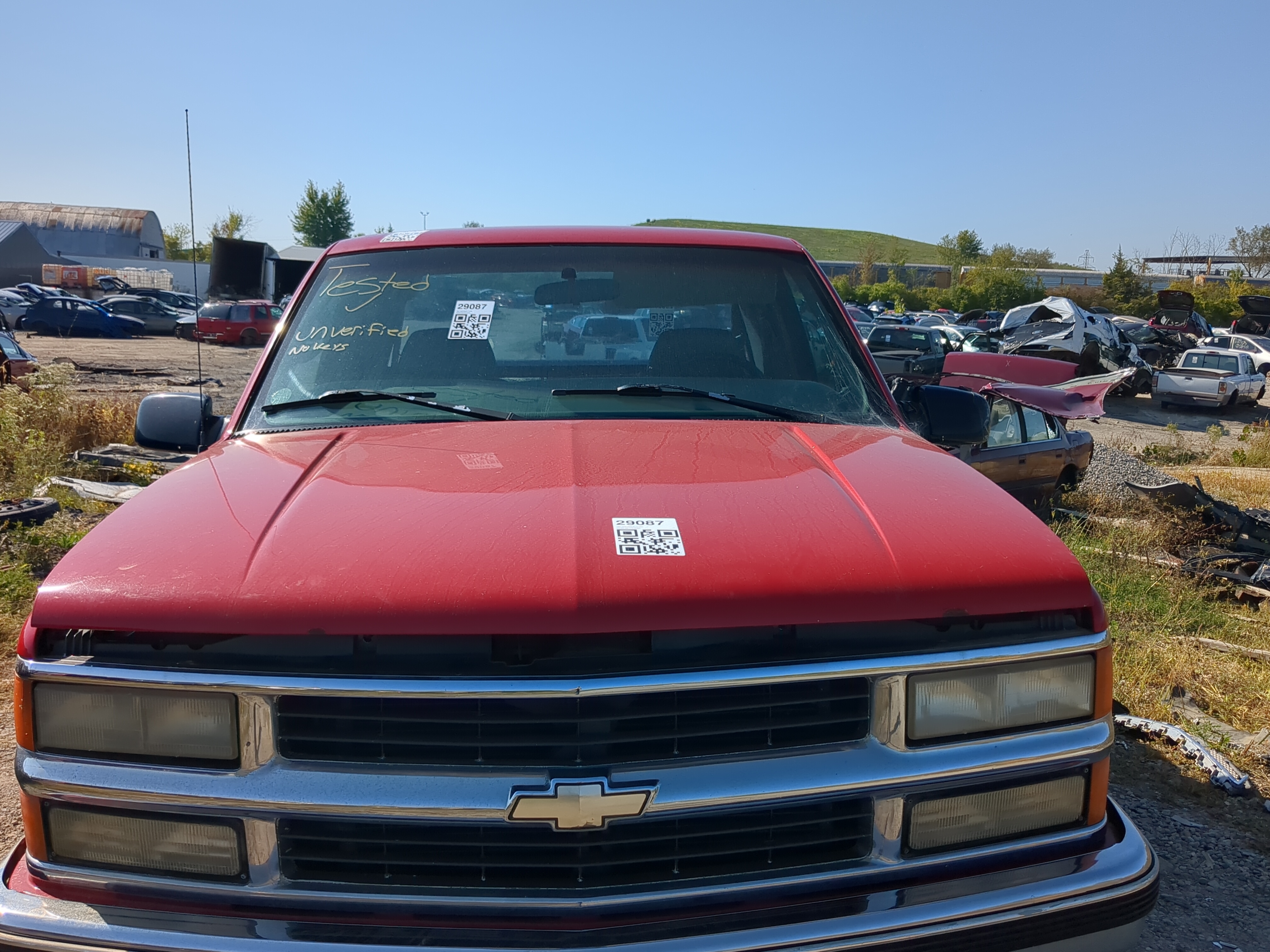 Chevrolet K1500 Hood Oem 1177245 - Oemusedautoparts1.com