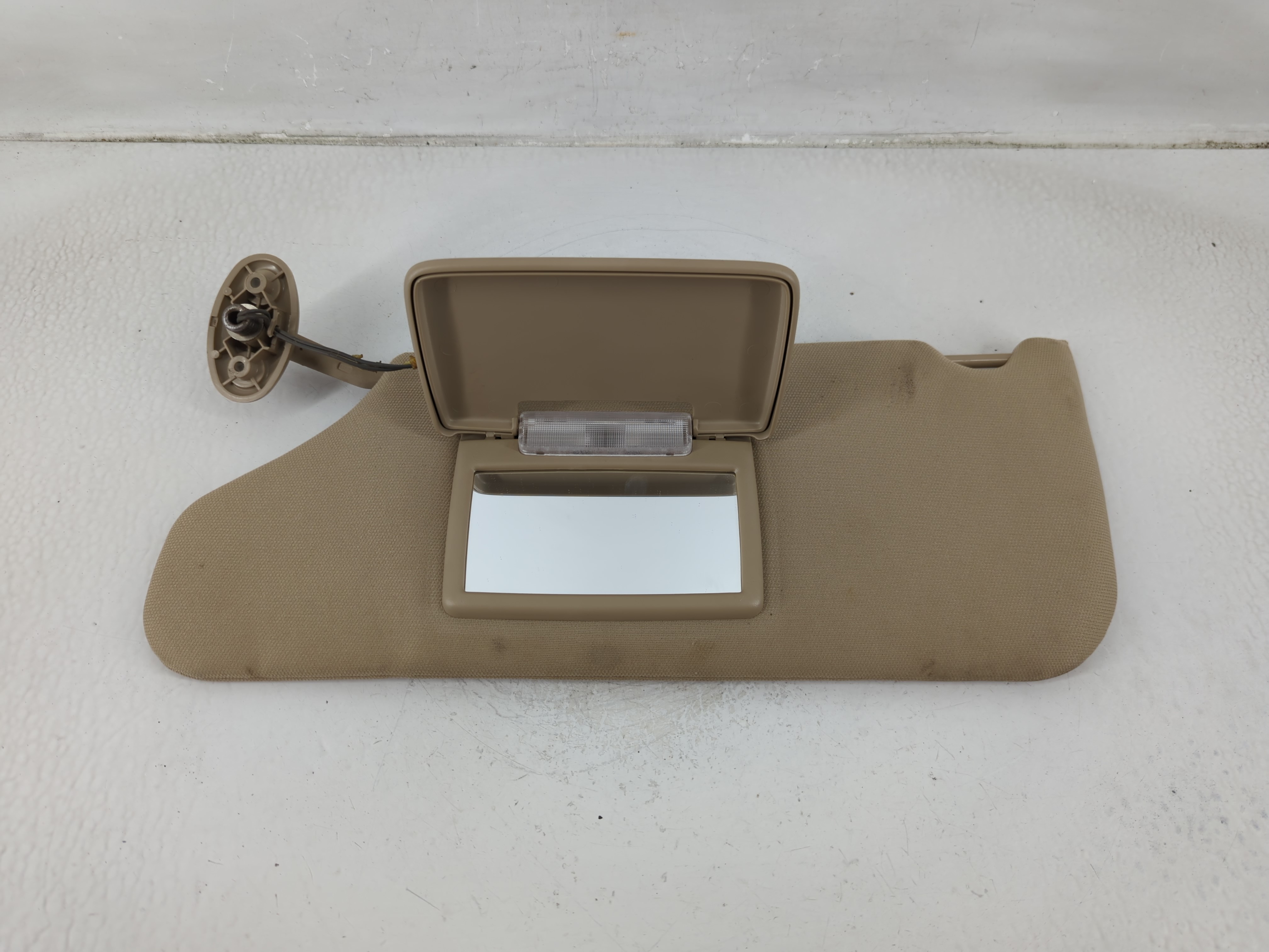 2011-2014 Dodge Avenger Driver Sun Visor Mirror Left Sunvisor Tan 1177375 - Oemusedautoparts1.com
