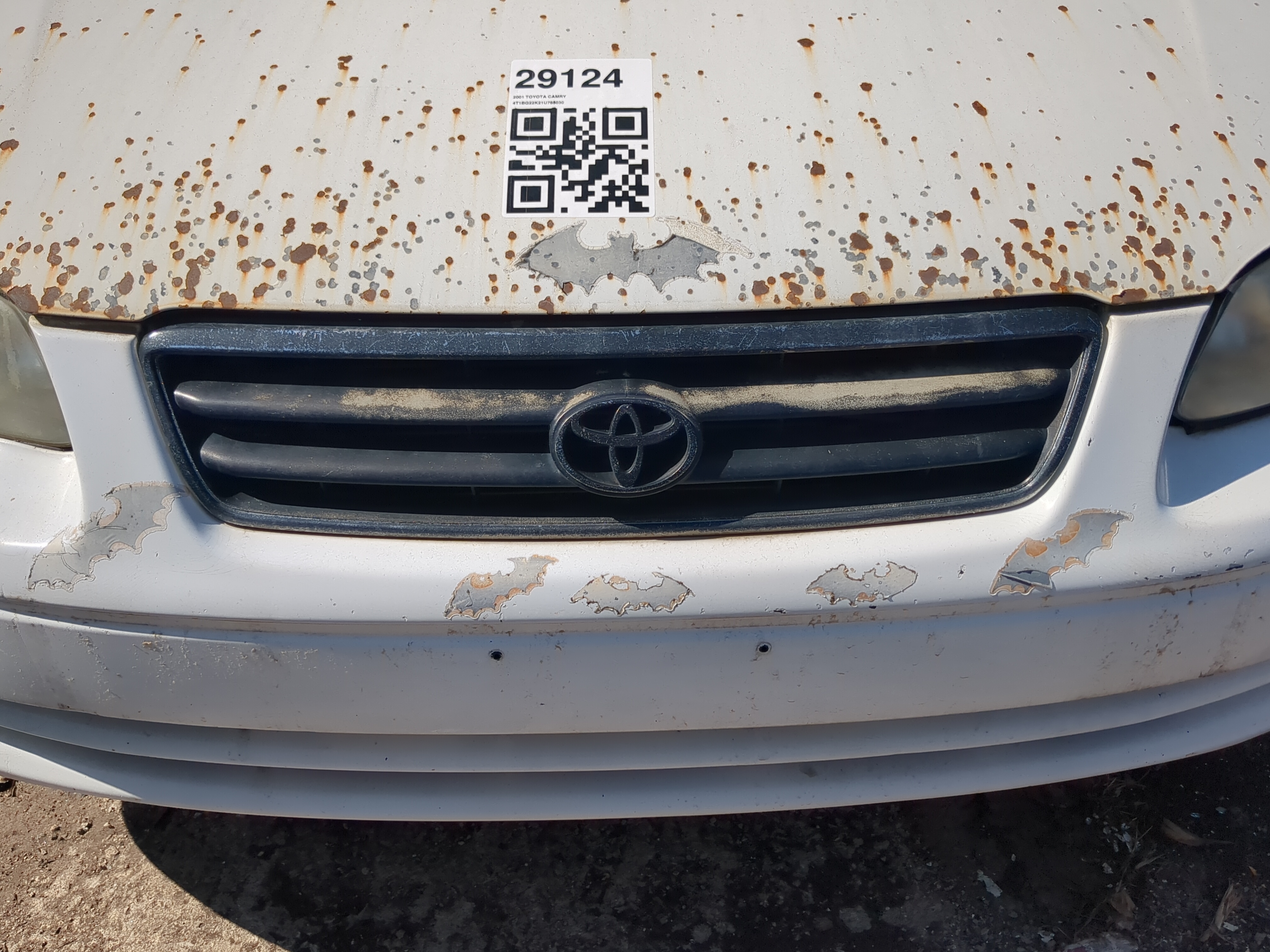 2000-2001 Toyota Camry Front Grille Bumper Not Included 1177505 - Oemusedautoparts1.com