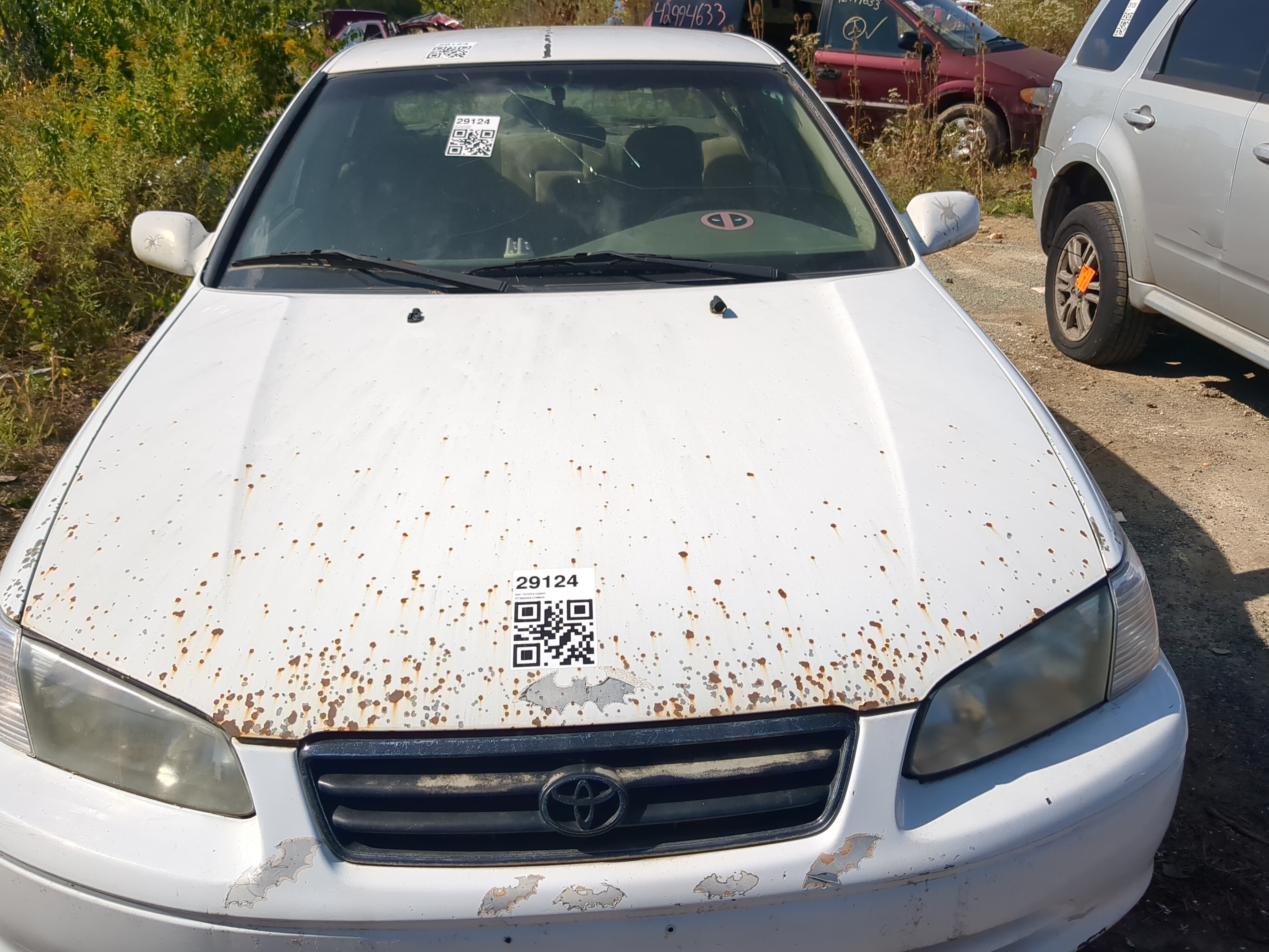 2000-2001 Toyota Camry Hood Oem 1177545 - Oemusedautoparts1.com