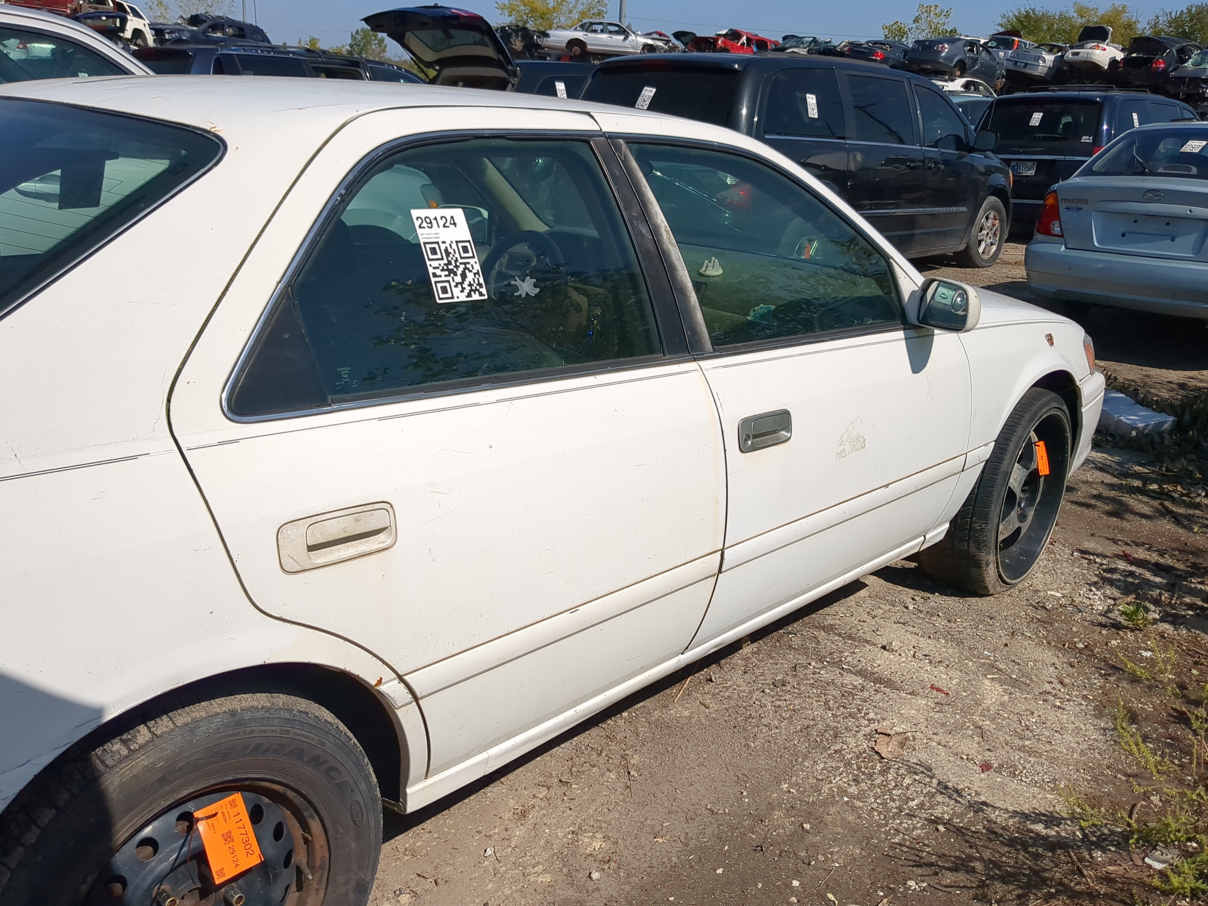 1997-2001 Toyota Camry Passenger Rear Door Oem 1177547 - Oemusedautoparts1.com