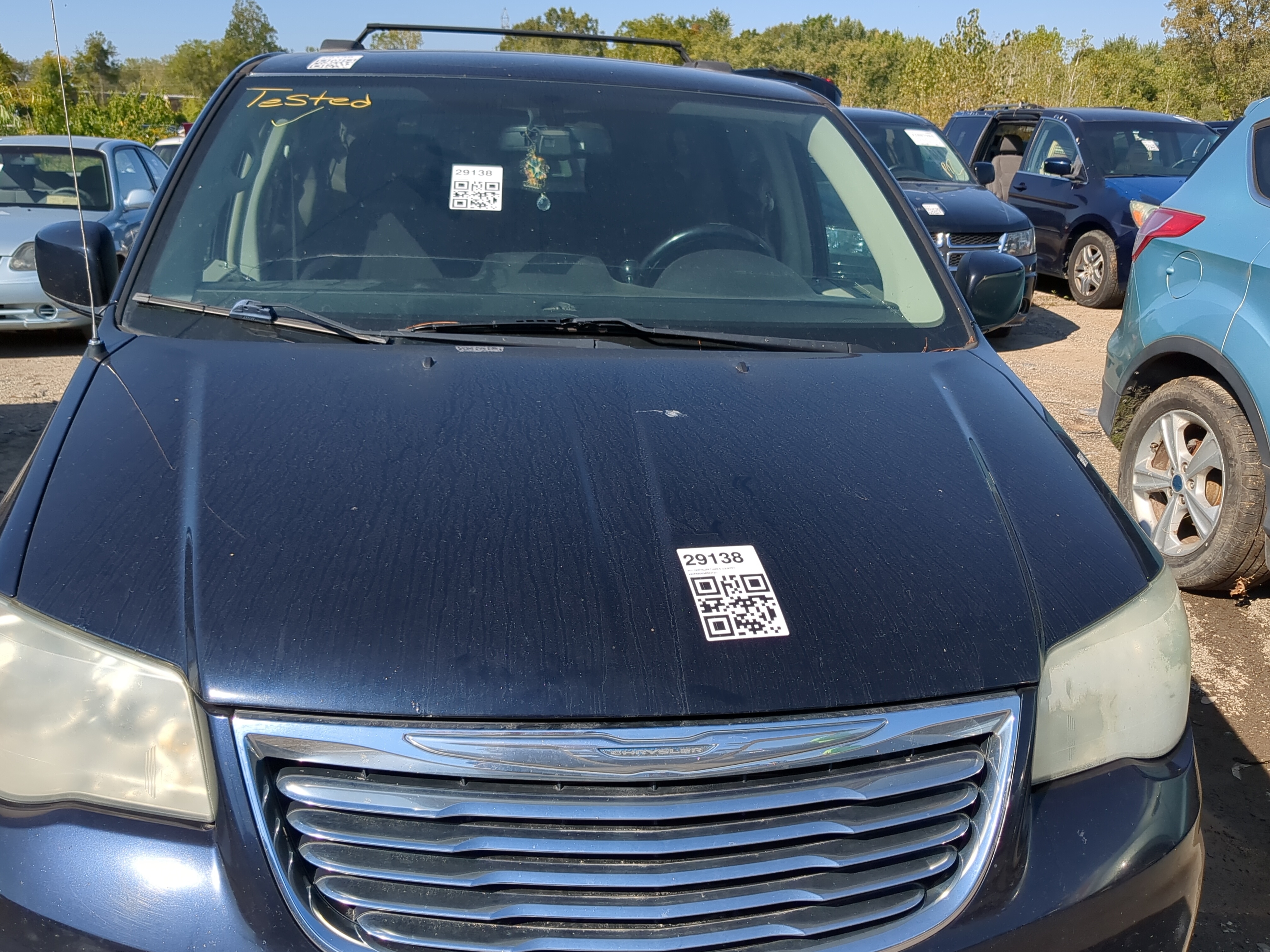 2011-2016 Chrysler Town & Country Hood Oem 1177752 - Oemusedautoparts1.com