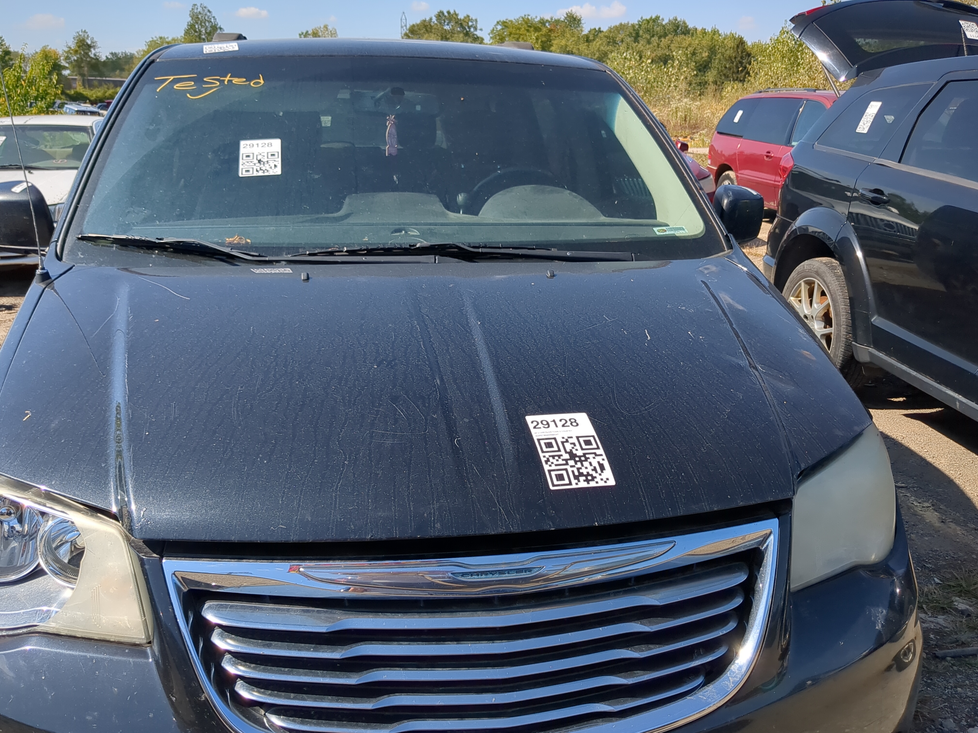 2011-2016 Chrysler Town & Country Hood Oem 1177855 - Oemusedautoparts1.com