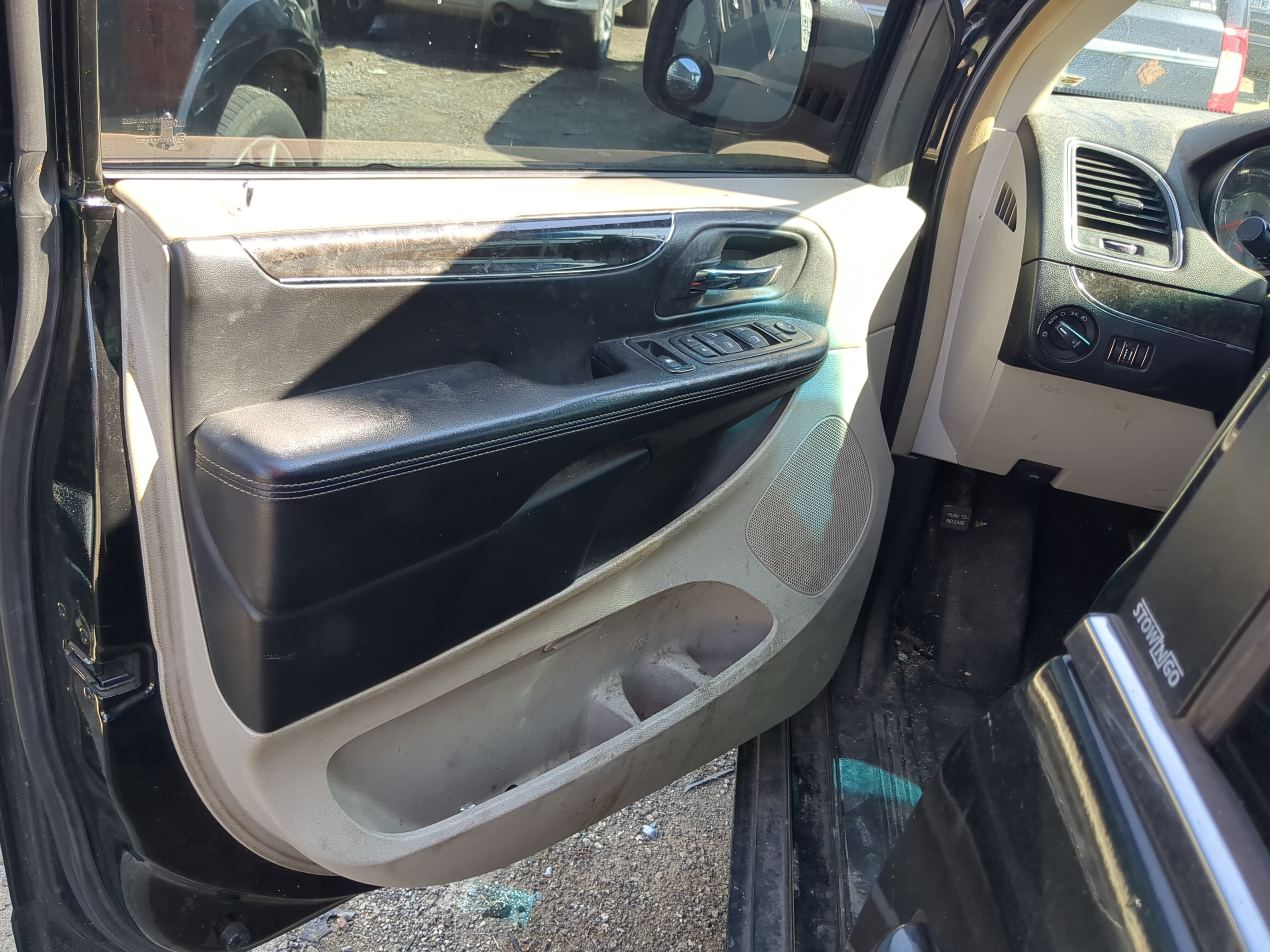 Picture of 2013 Chrysler Town & Country Front Left Driver Interior Door Panel Trim 1177949