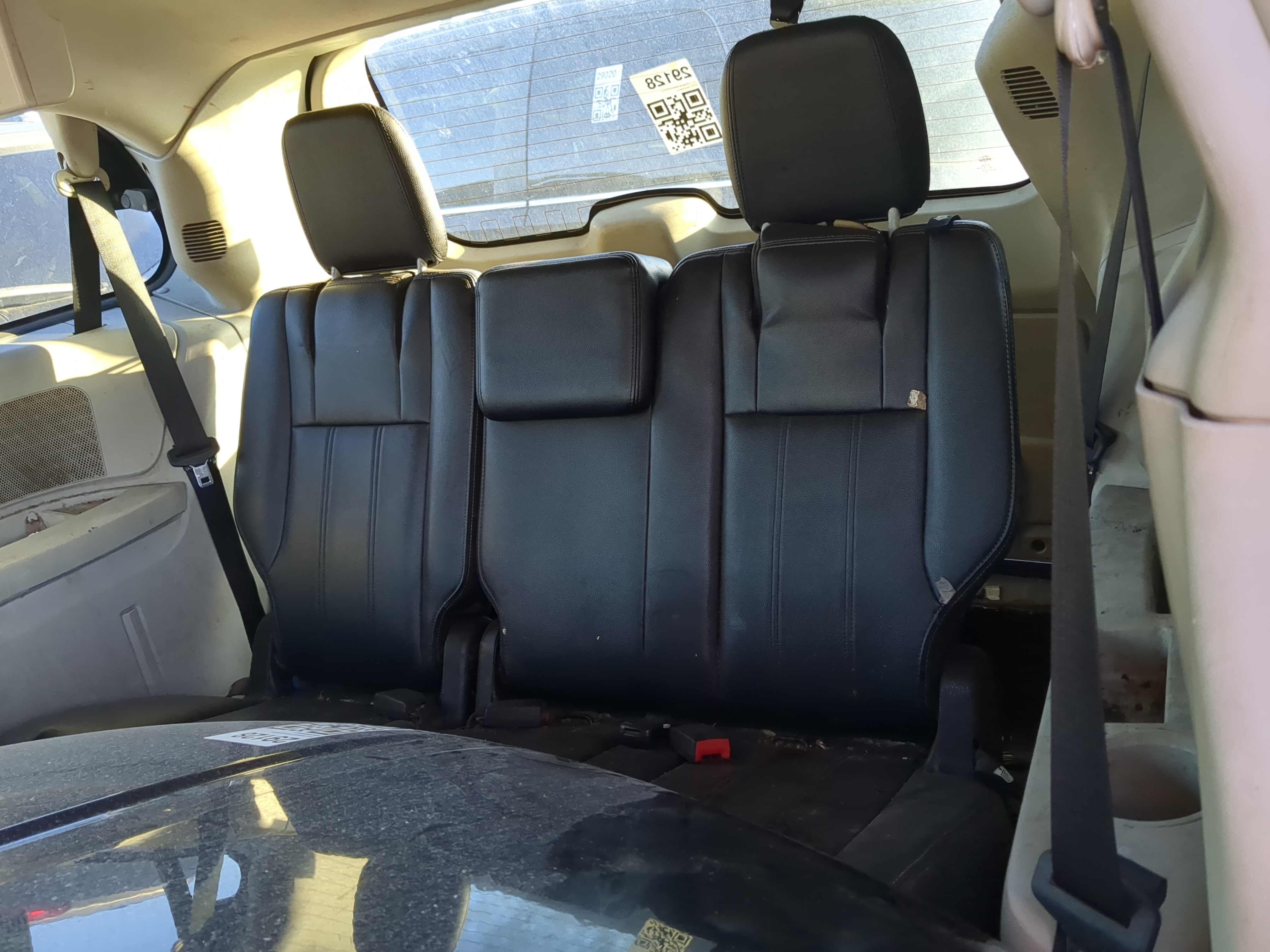 2013 Chrysler Town & Country Rear Seat Oem 1177963 - Oemusedautoparts1.com
