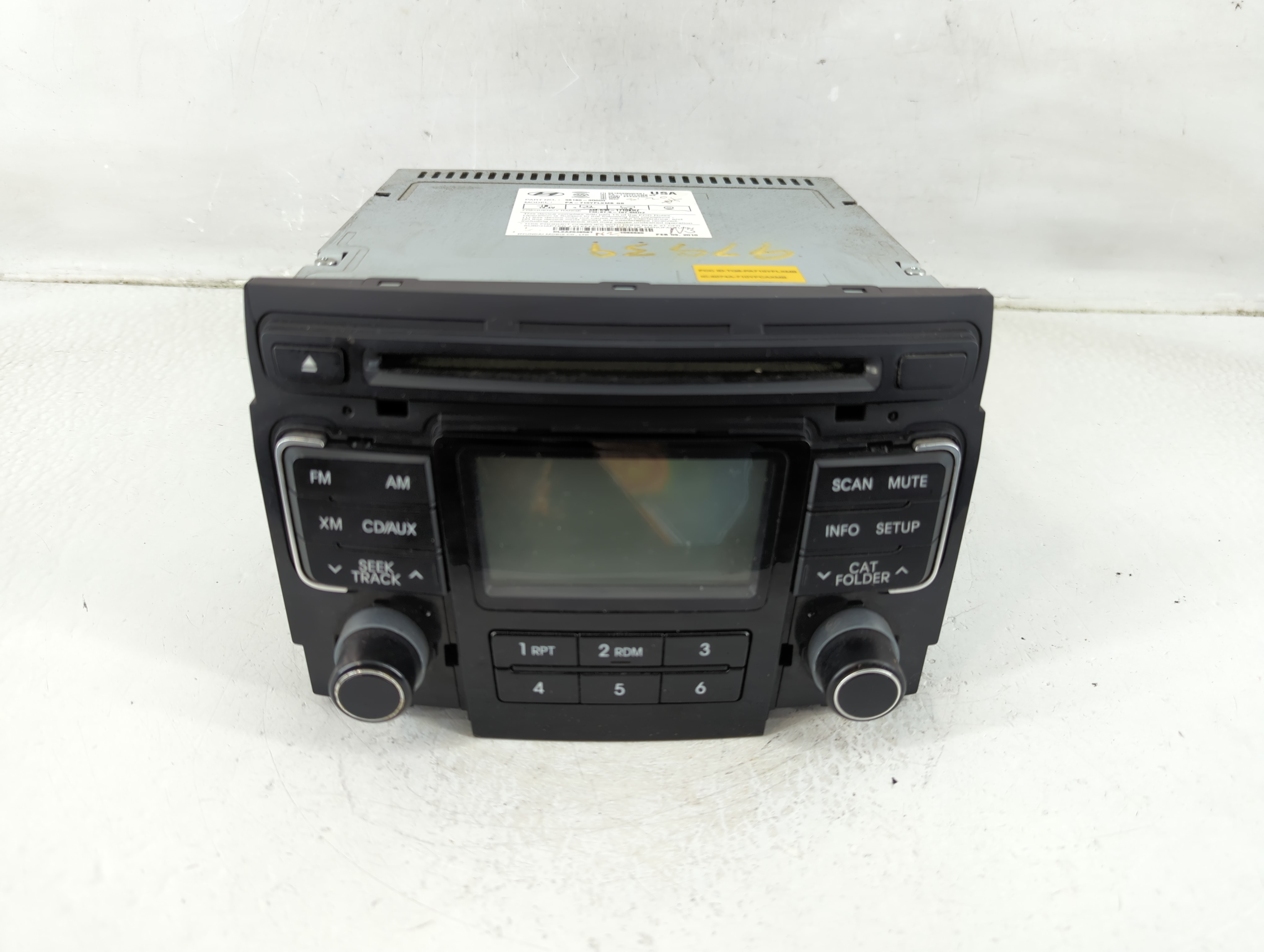 2011-2011 Hyundai Sonata Am Fm Cd Player Radio Receiver 1178008 - Oemusedautoparts1.com