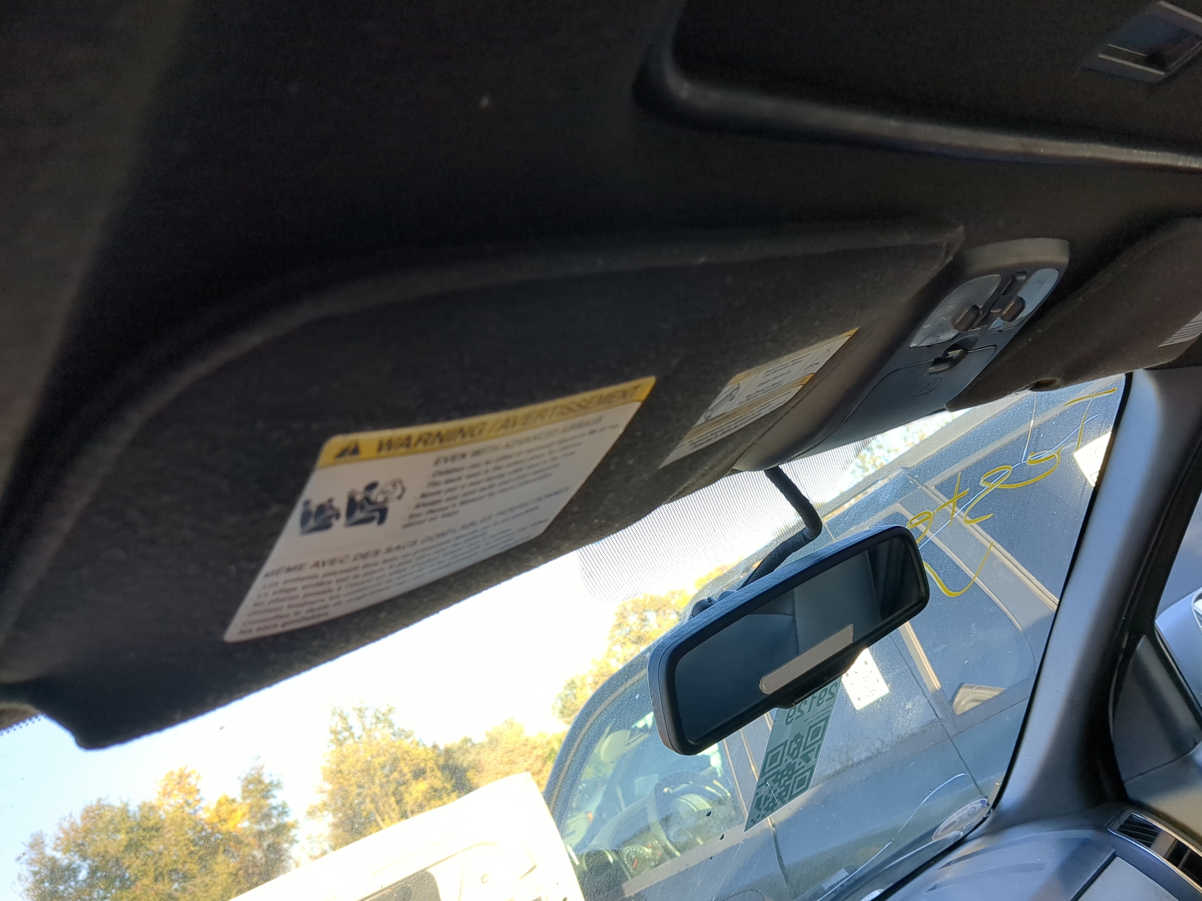 2008-2009 Mercury Mariner Driver Sun Visor Mirror Left Sunvisor 1178011 - Oemusedautoparts1.com