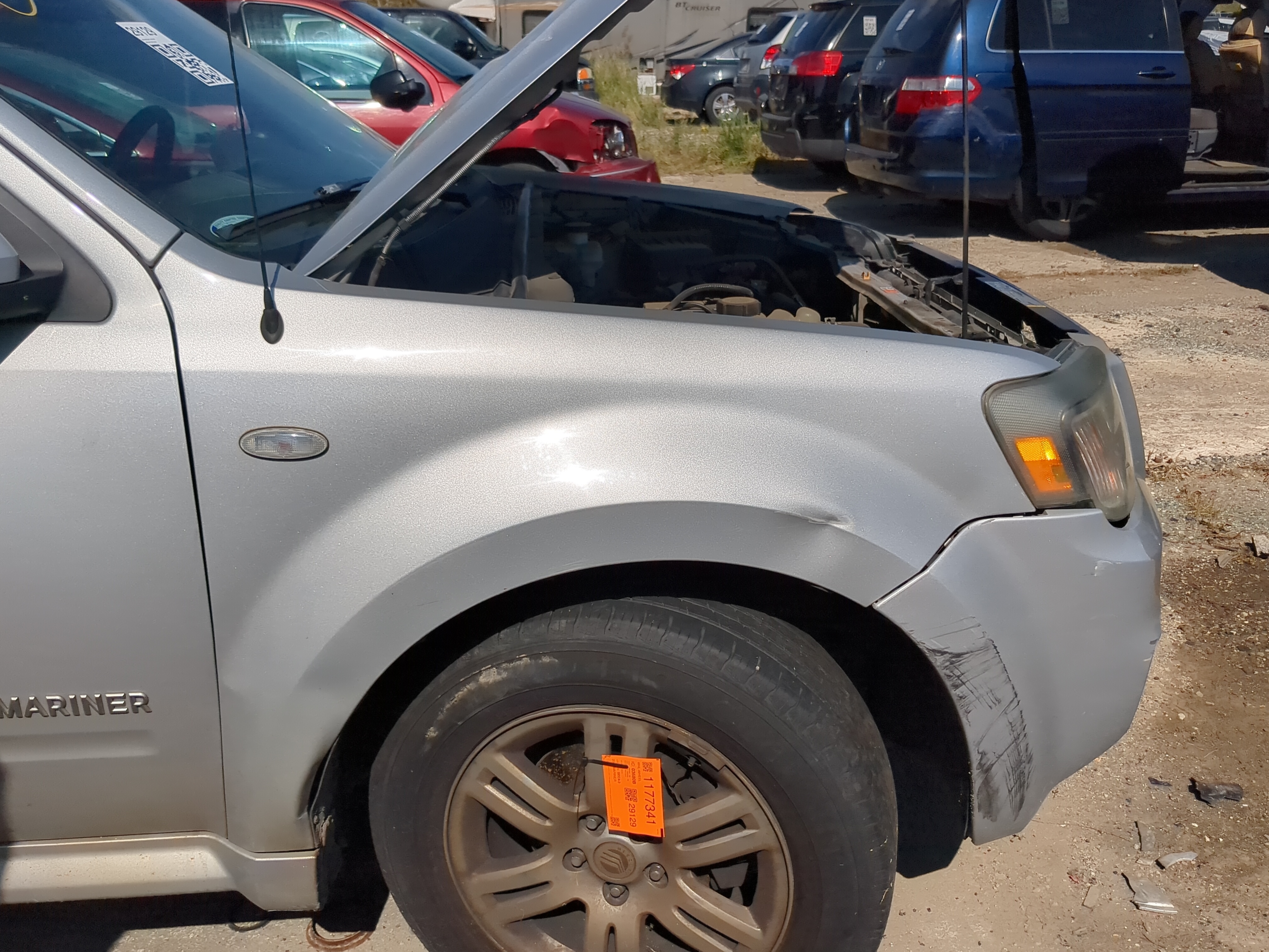 2008-2009 Mercury Mariner Passenger Fender 1178076 - Oemusedautoparts1.com