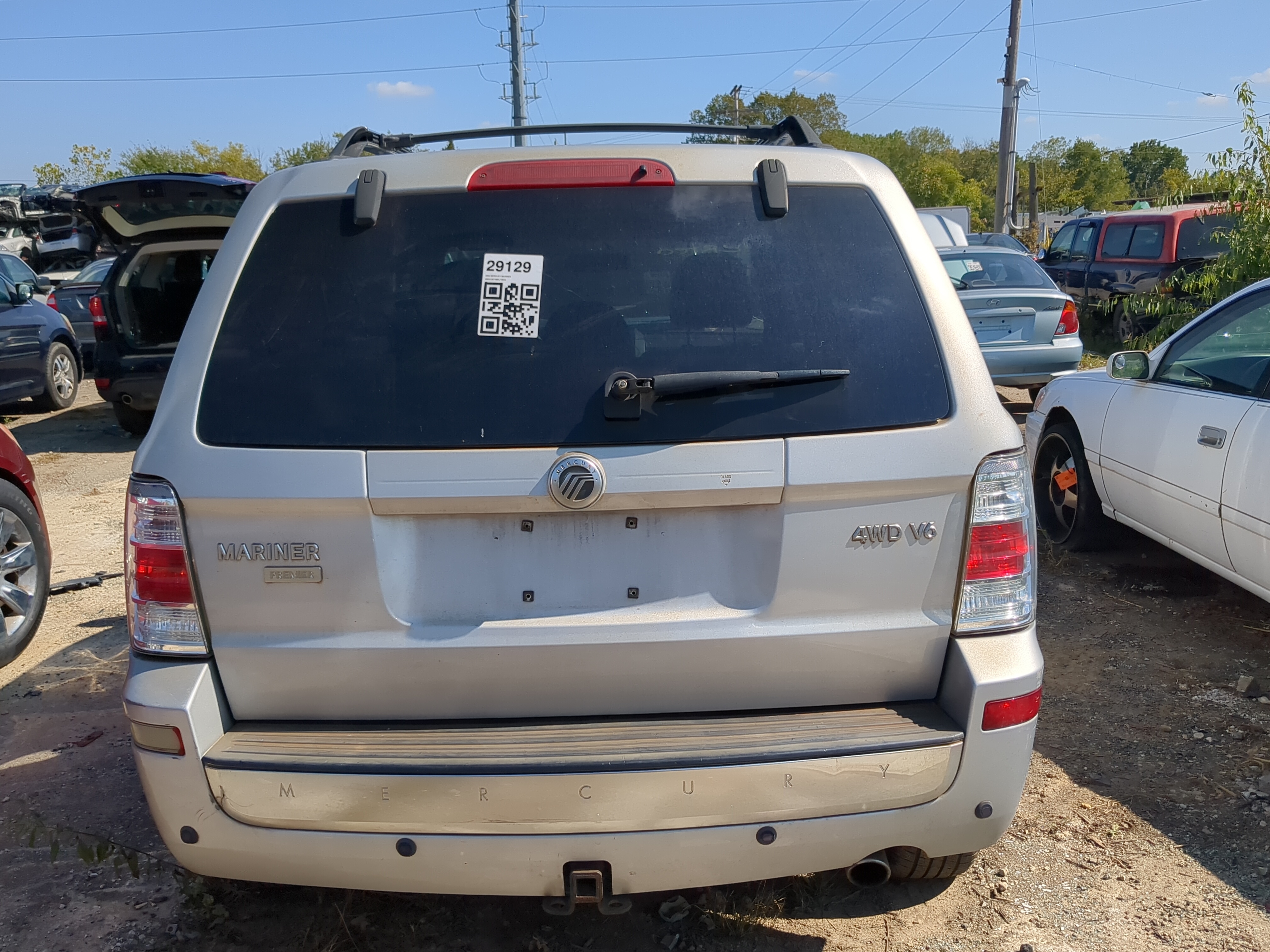 2008-2009 Mercury Mariner Trunk/decklid/hatch/tailgate Oem 1178113 - Oemusedautoparts1.com