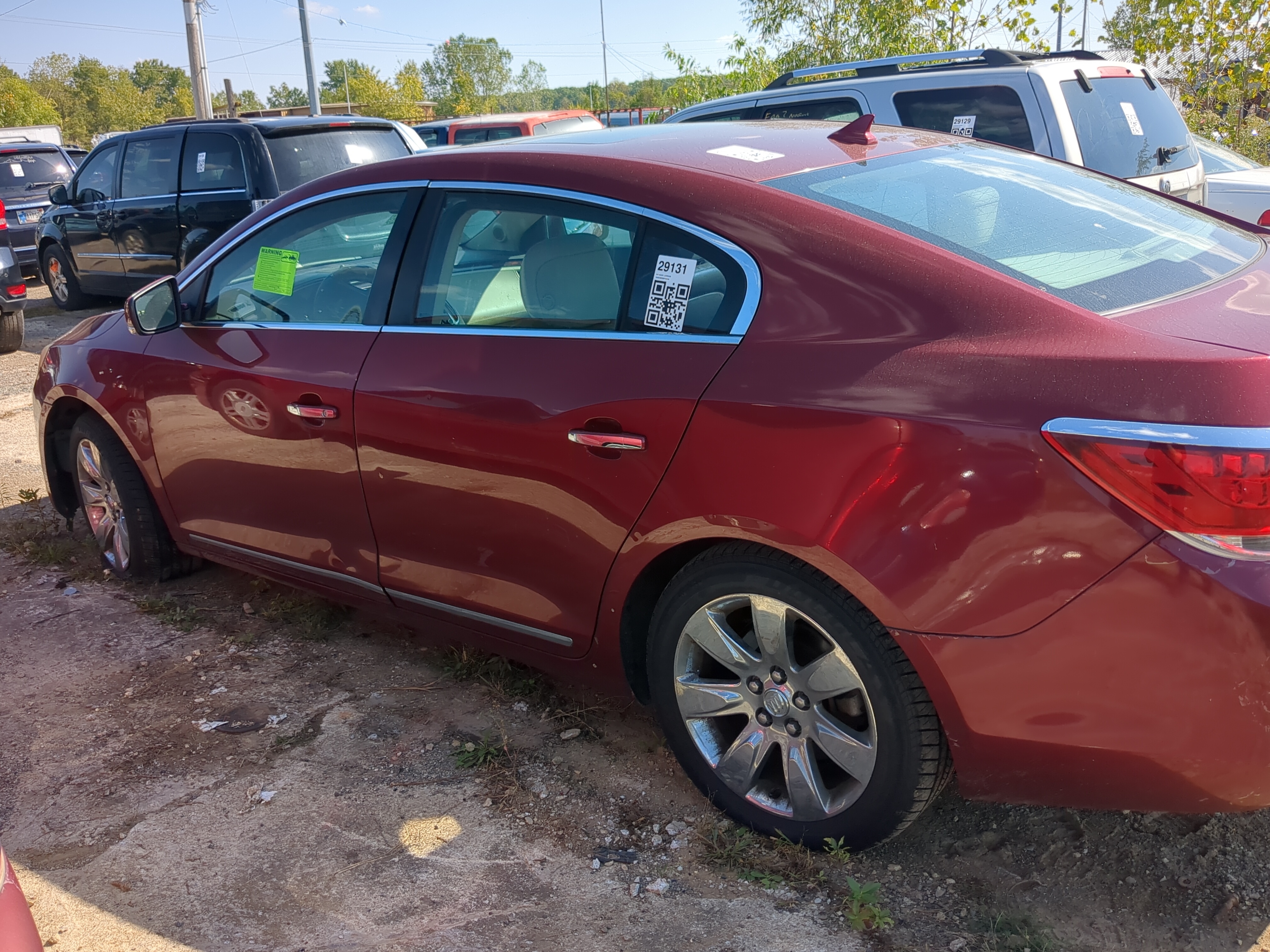 2010-2016 Buick Lacrosse Driver Rear Door Oem 1178742 - Oemusedautoparts1.com