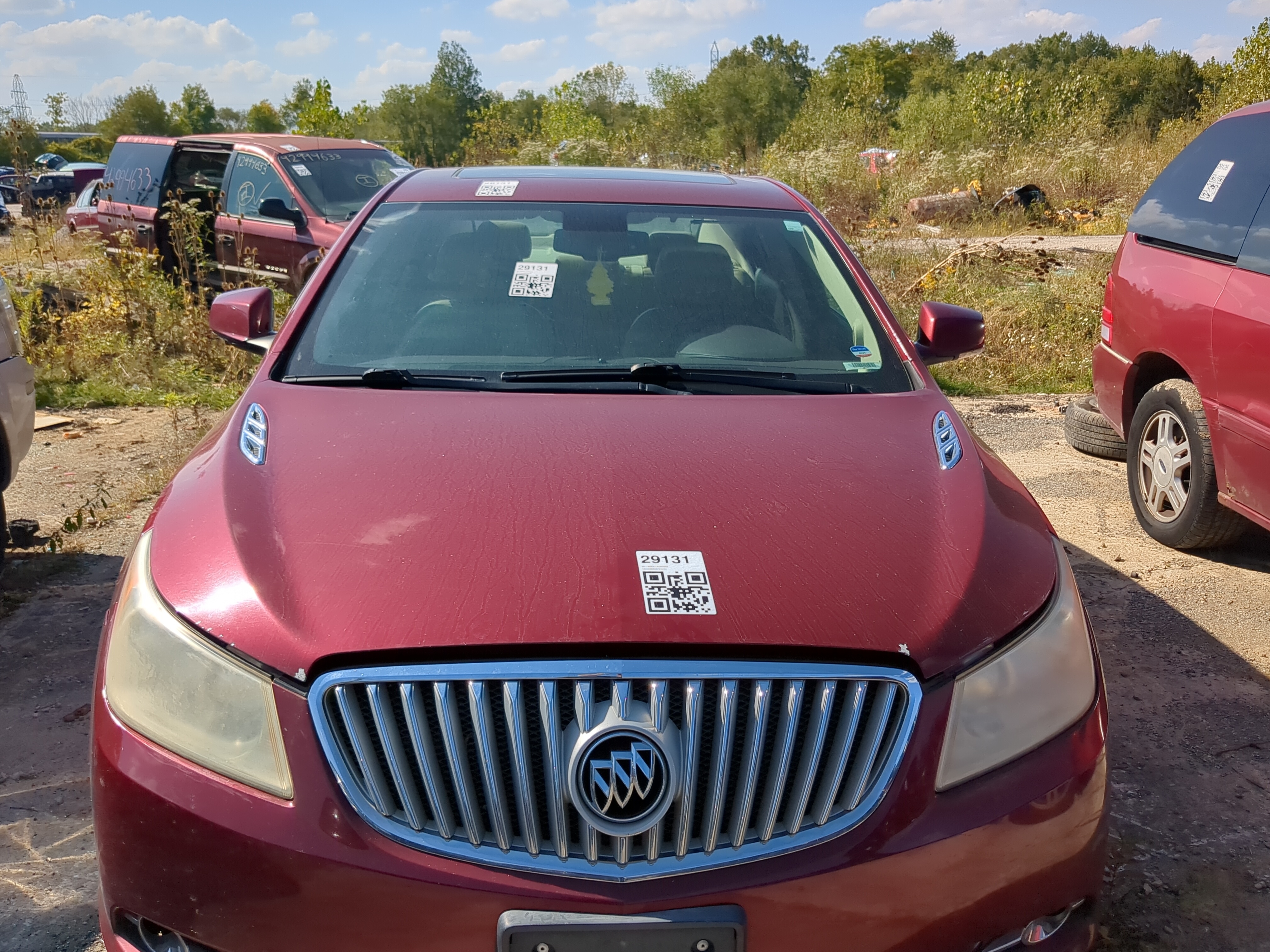 2010-2013 Buick Lacrosse Hood Oem 1178771 - Oemusedautoparts1.com