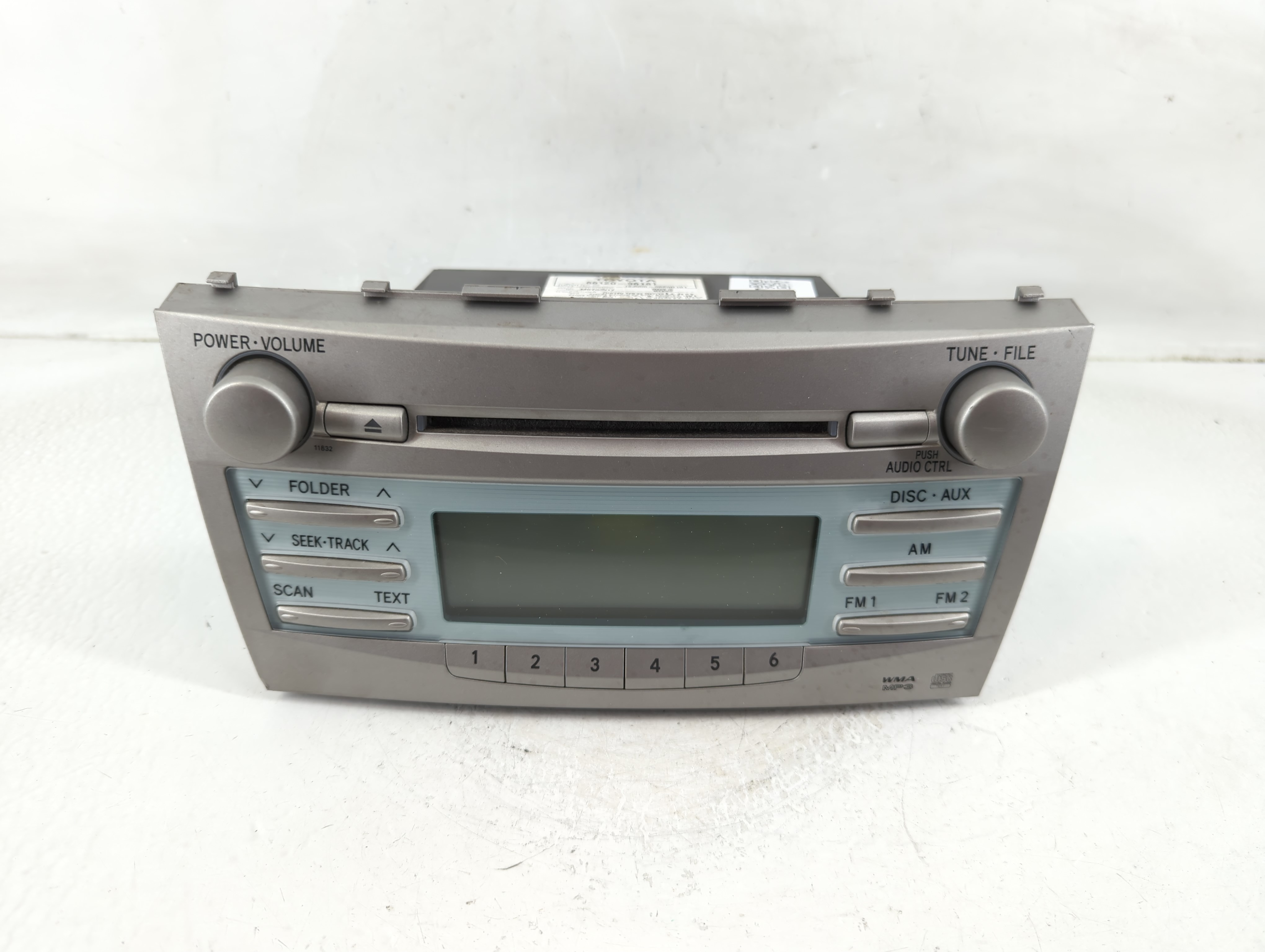 2007-2009 Toyota Camry Am Fm Cd Player Radio Receiver 1179057 - Oemusedautoparts1.com