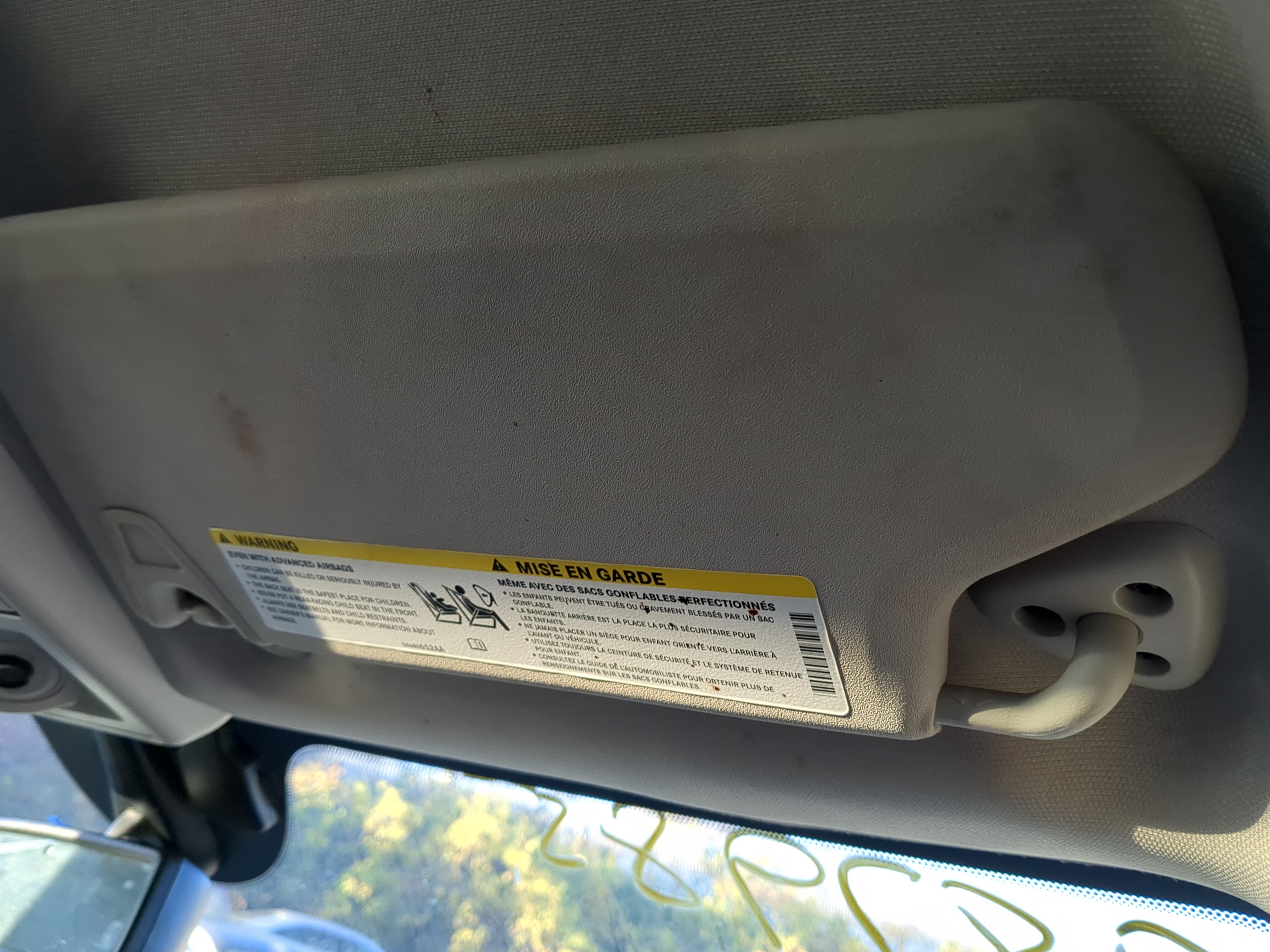 2011-2020 Dodge Journey Passenger Sun Visor Mirror Right Sunvisor 1179196 - Oemusedautoparts1.com