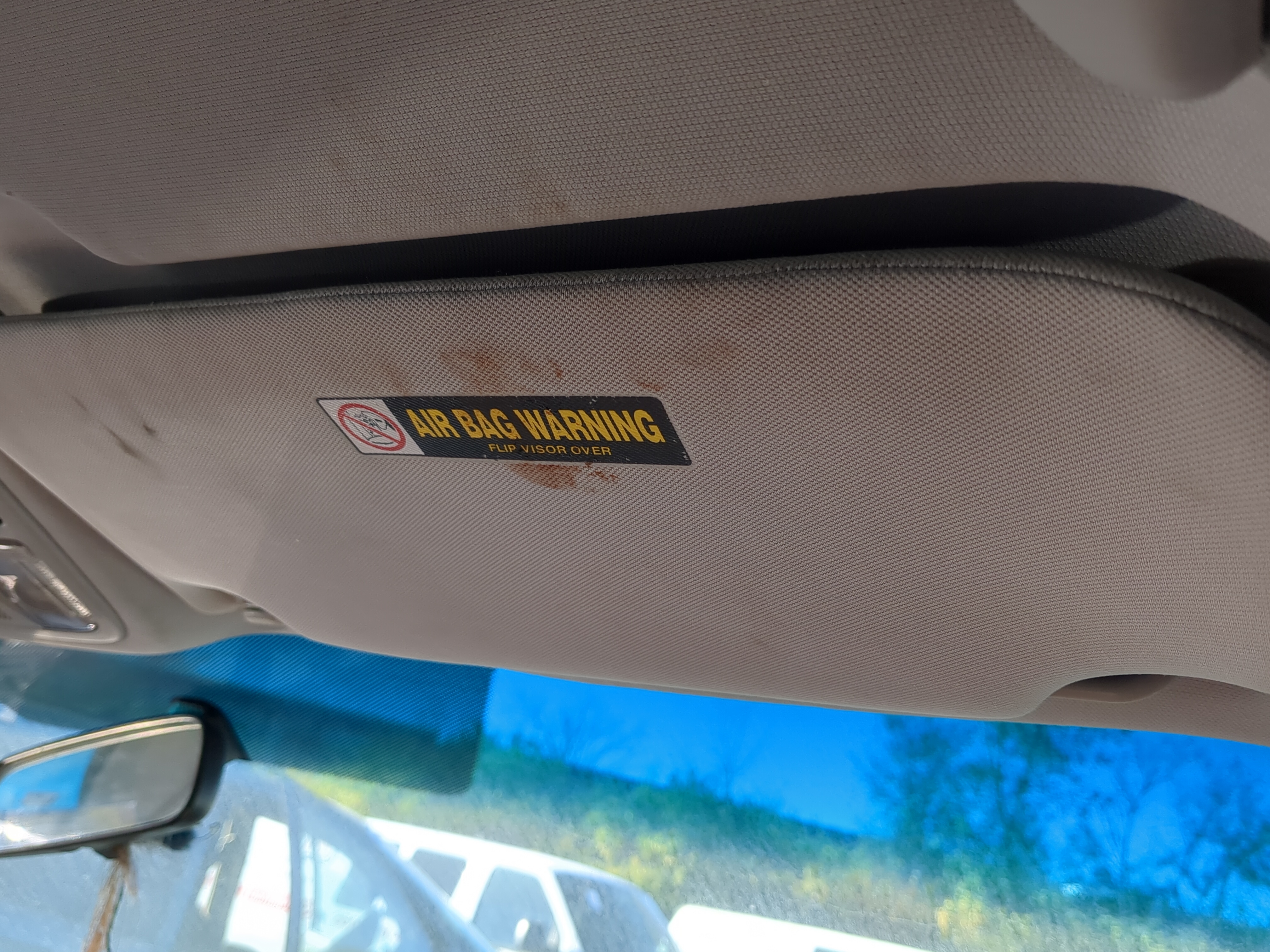 2006-2010 Honda Odyssey Passenger Sun Visor Mirror Right Sunvisor 1179343 - Oemusedautoparts1.com