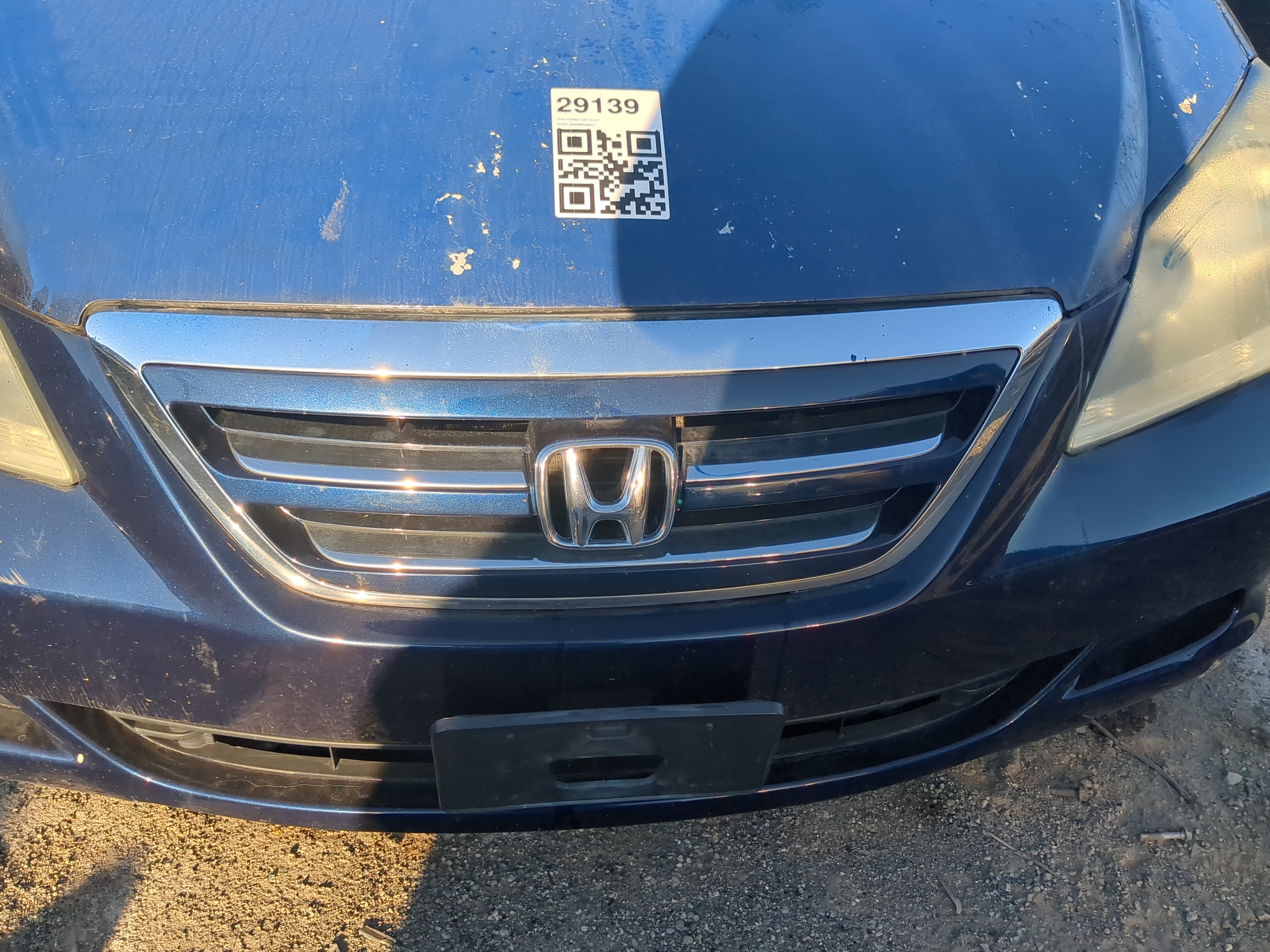2005-2007 Honda Odyssey Front Grille Bumper Not Included 1179453 - Oemusedautoparts1.com