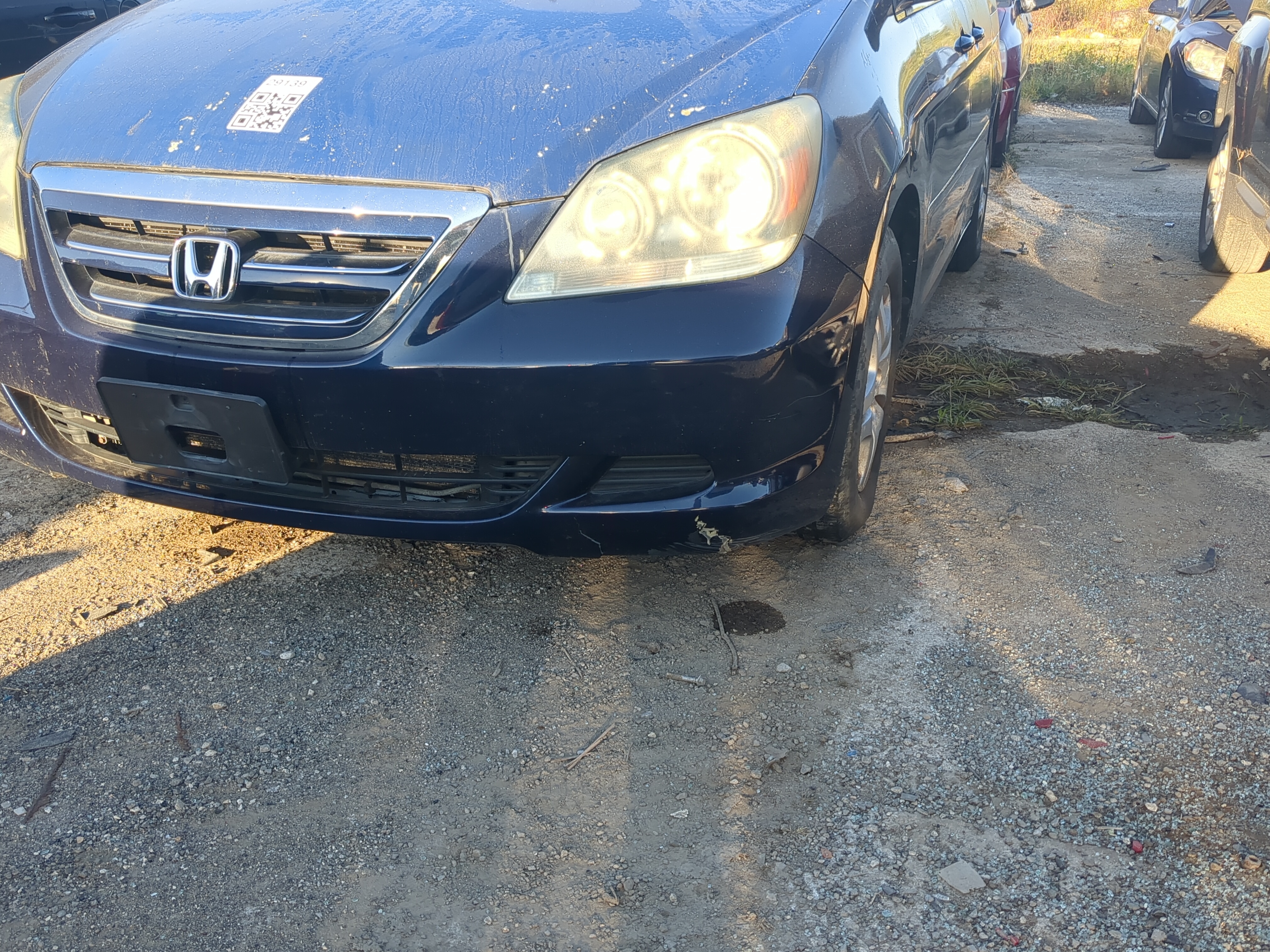 2005-2007 Honda Odyssey Front Bumper - Oem 1179454 - Oemusedautoparts1.com