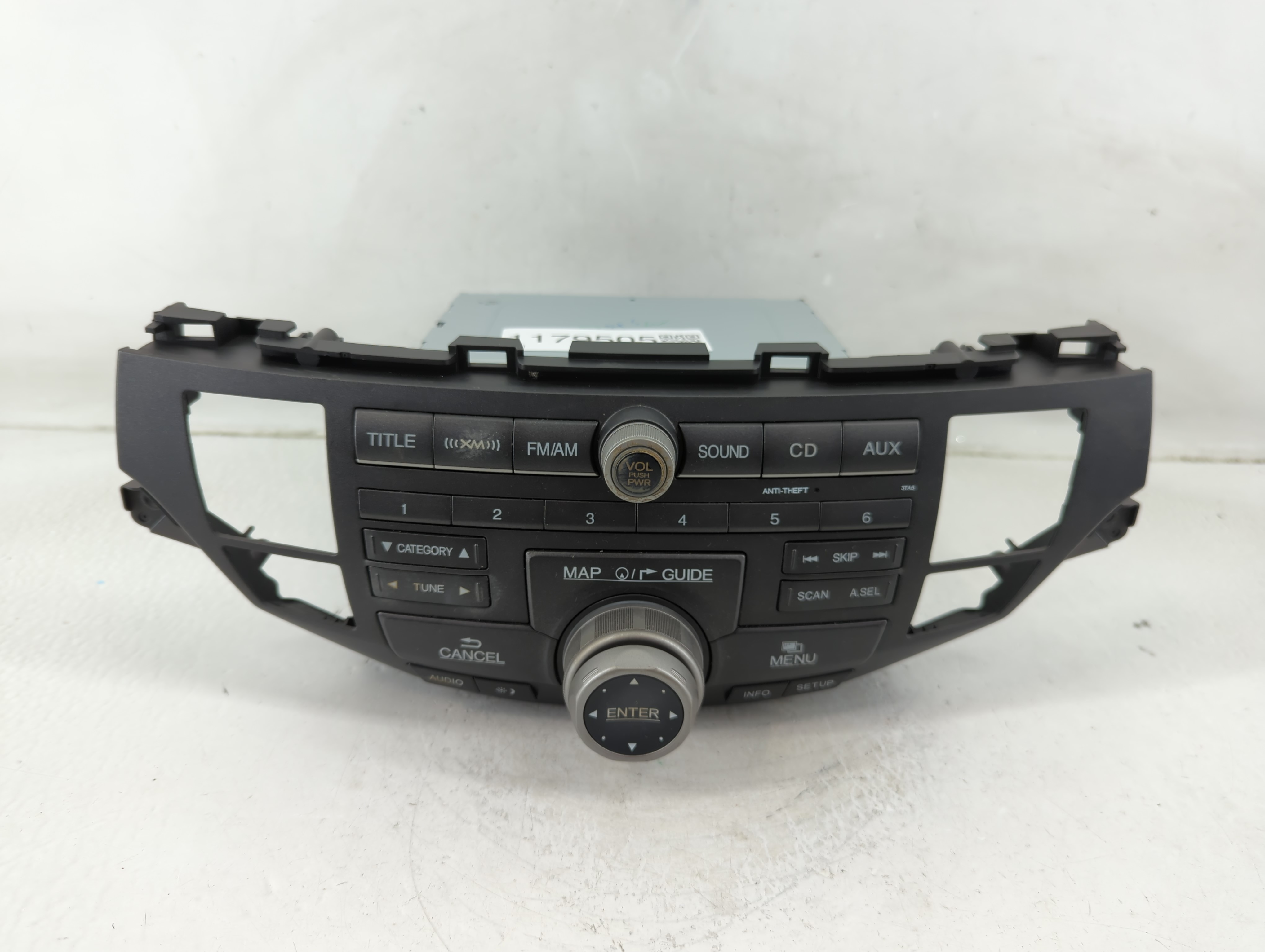 2012-2012 Honda Crosstour Am Fm Cd Player Radio Receiver 1179505 - Oemusedautoparts1.com