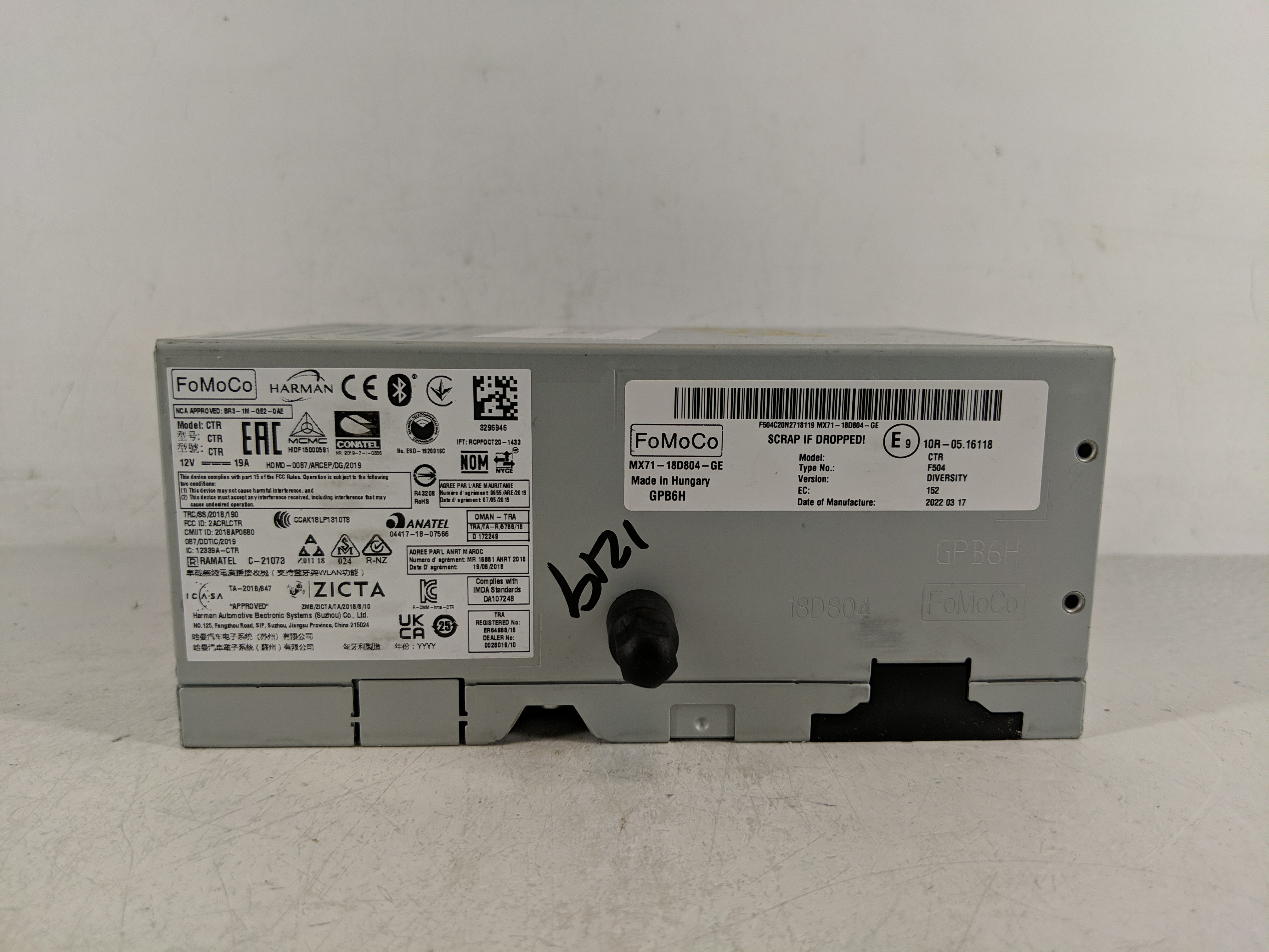 2022 Ford Maverick Am Fm Cd Player Radio Receiver 1179608 - Oemusedautoparts1.com