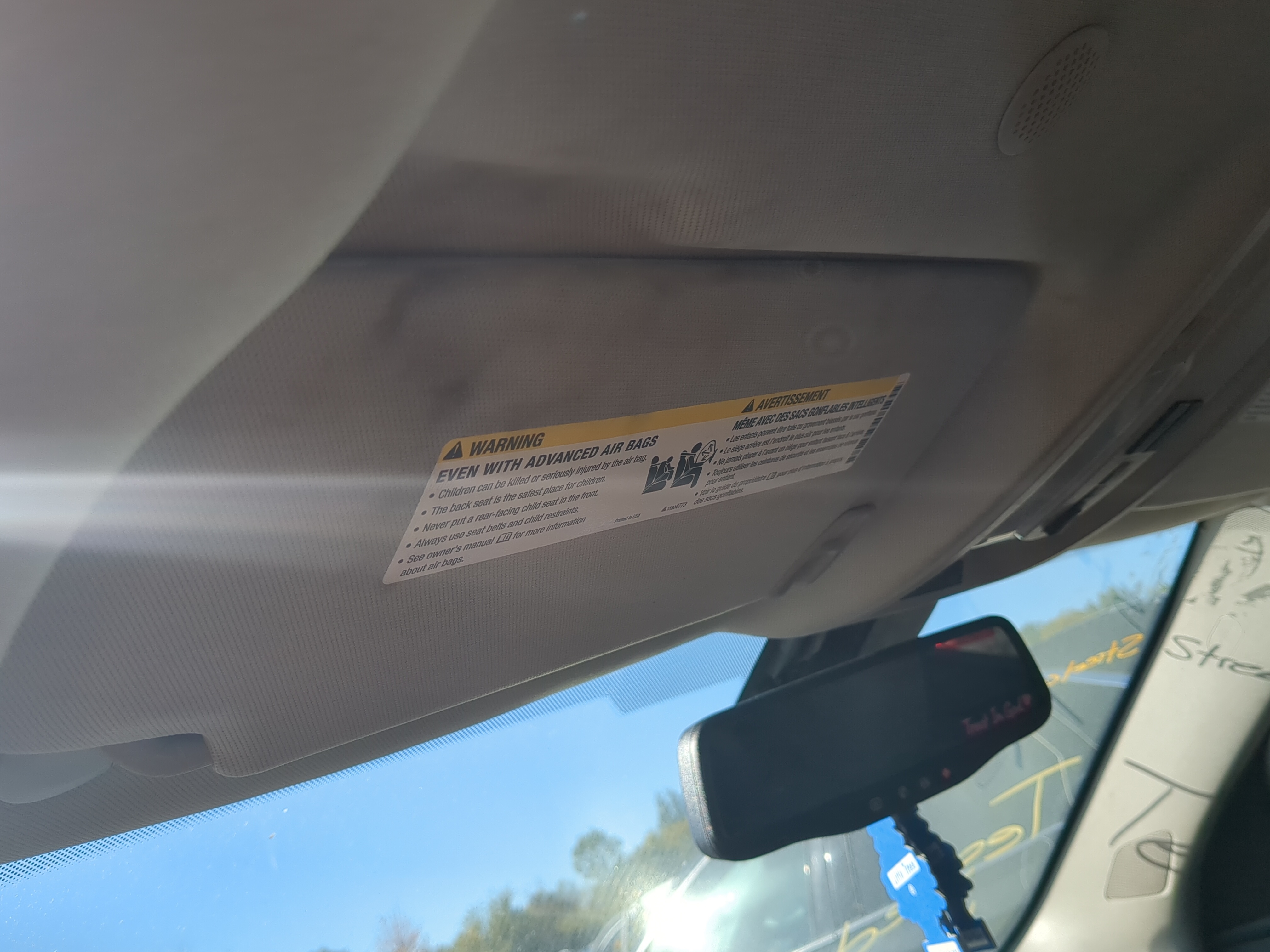 2010-2017 Gmc Terrain Driver Sun Visor Mirror Left Sunvisor 1179834 - Oemusedautoparts1.com