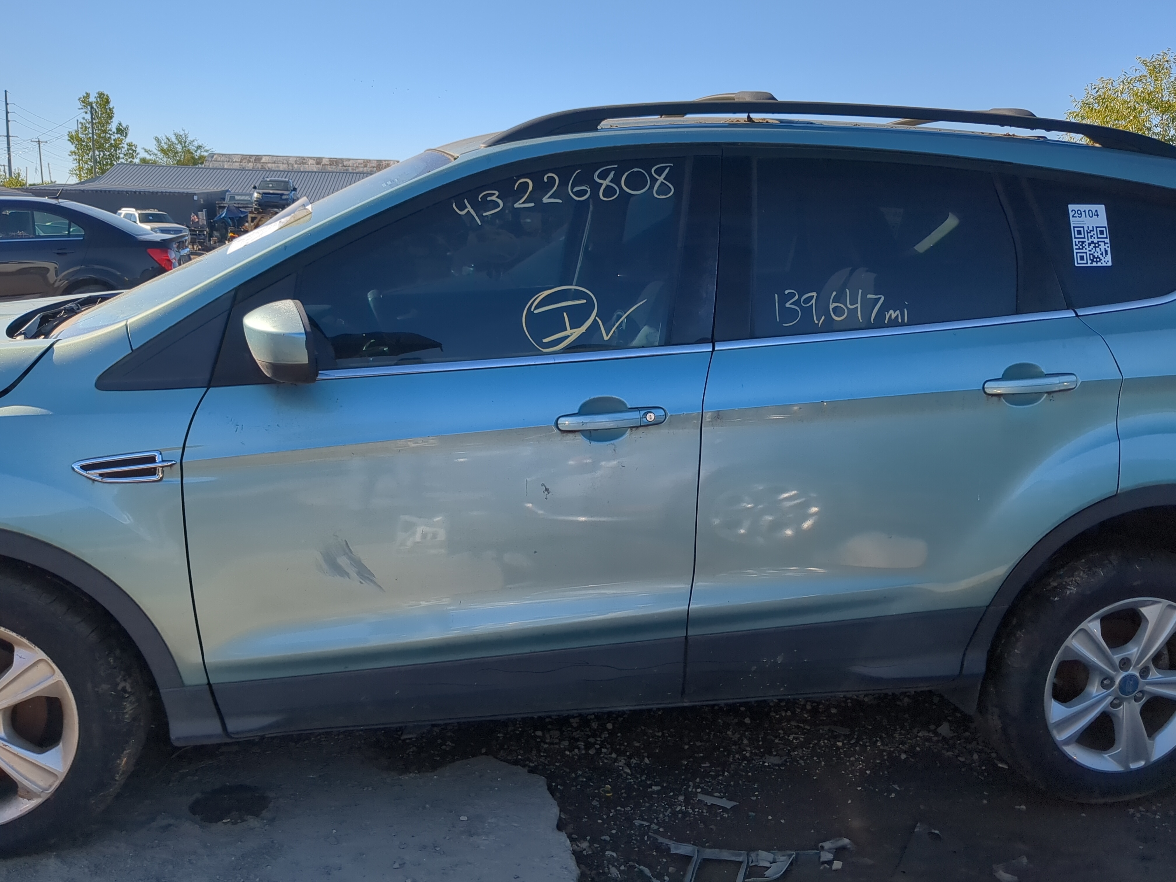 2013-2019 Ford Escape Driver Front Door Oem 1179997 - Oemusedautoparts1.com