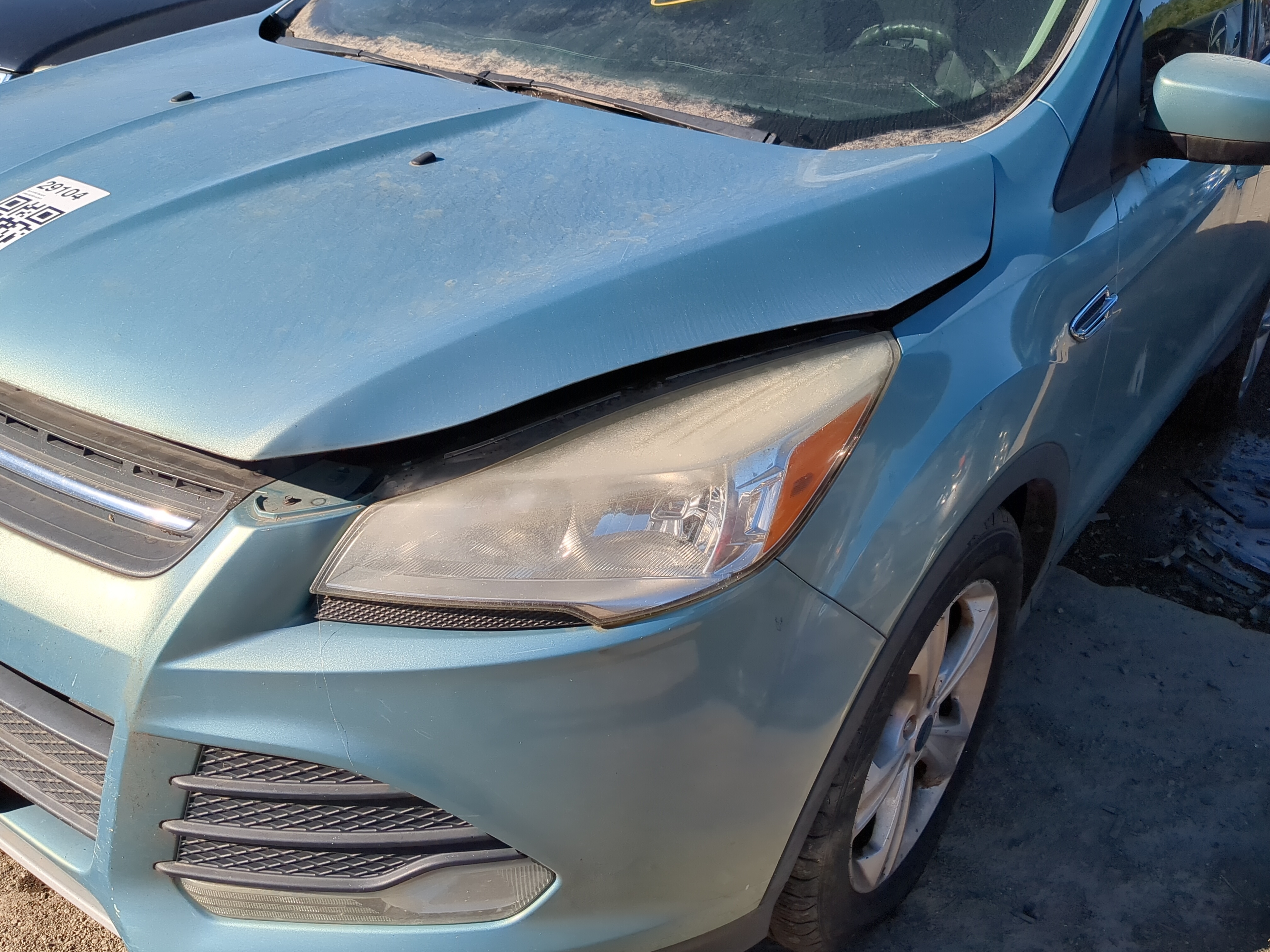 2013-2016 Ford Escape Driver Left Oem Head Light Headlight Lamp 1180015 - Oemusedautoparts1.com