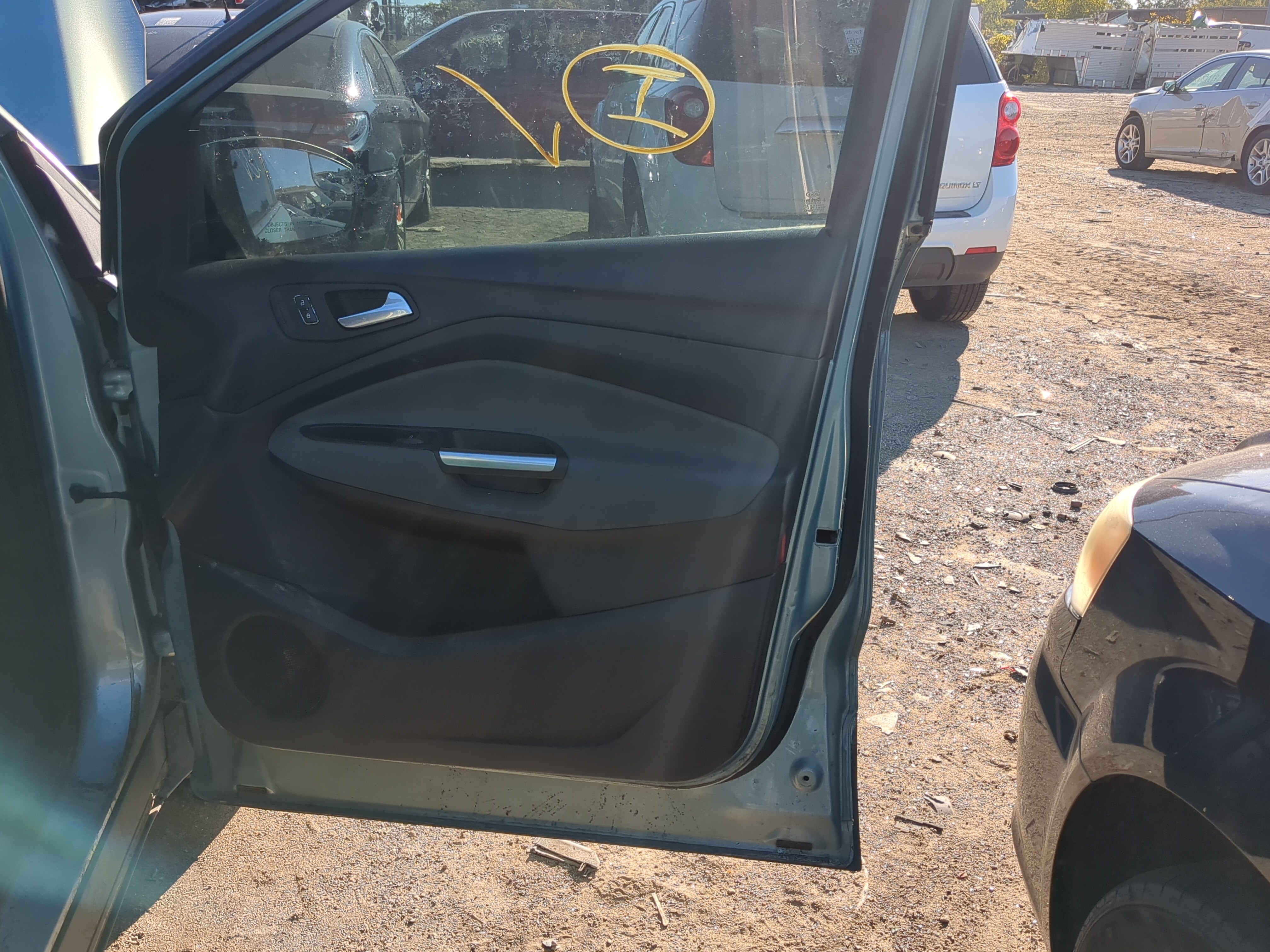 Picture of 2013 Ford Escape Front Right Passenger Interior Door Panel Trim 1180121