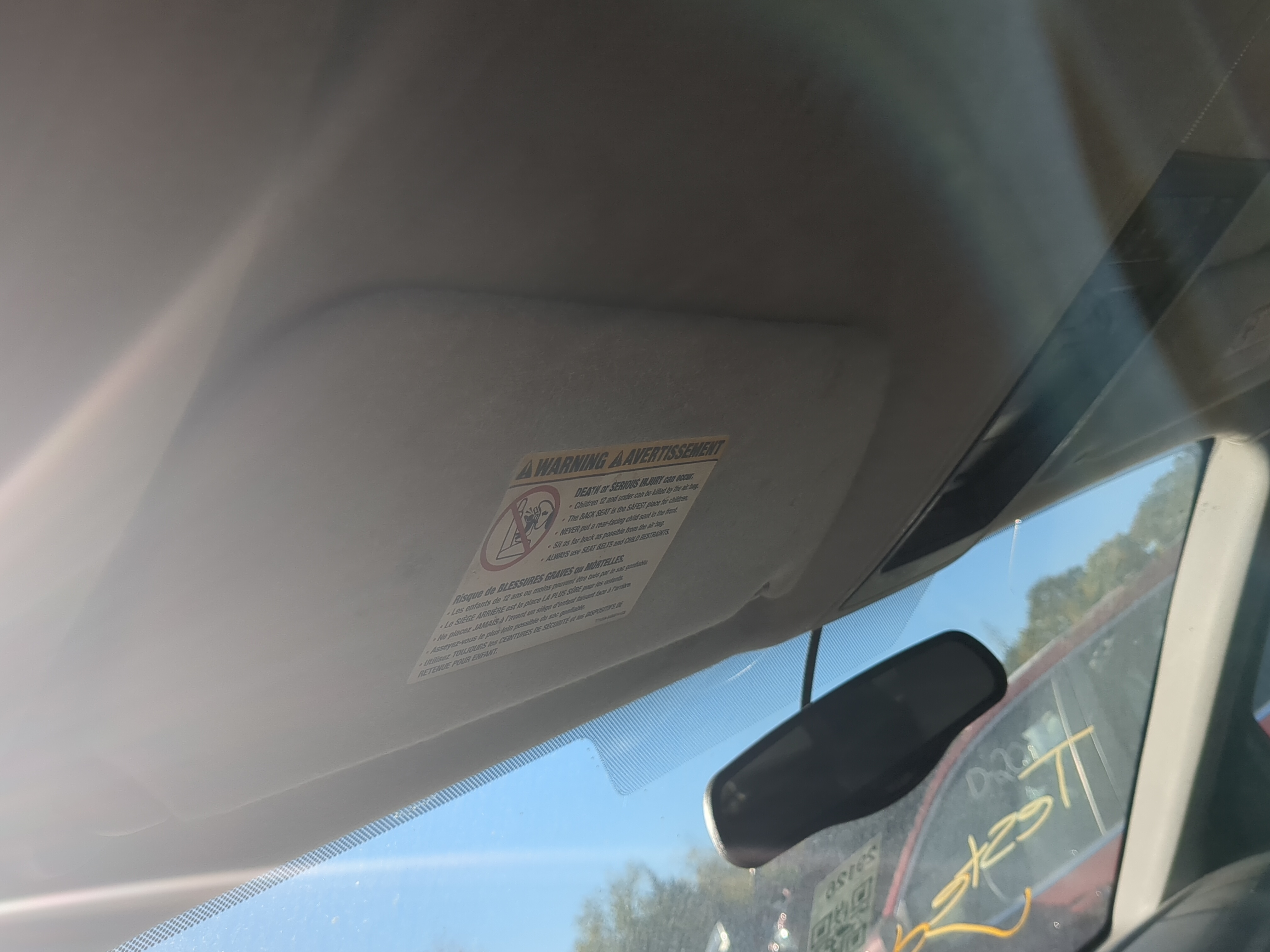 2004-2004 Ford Freestar Driver Sun Visor Mirror Left Sunvisor 1180169 - Oemusedautoparts1.com