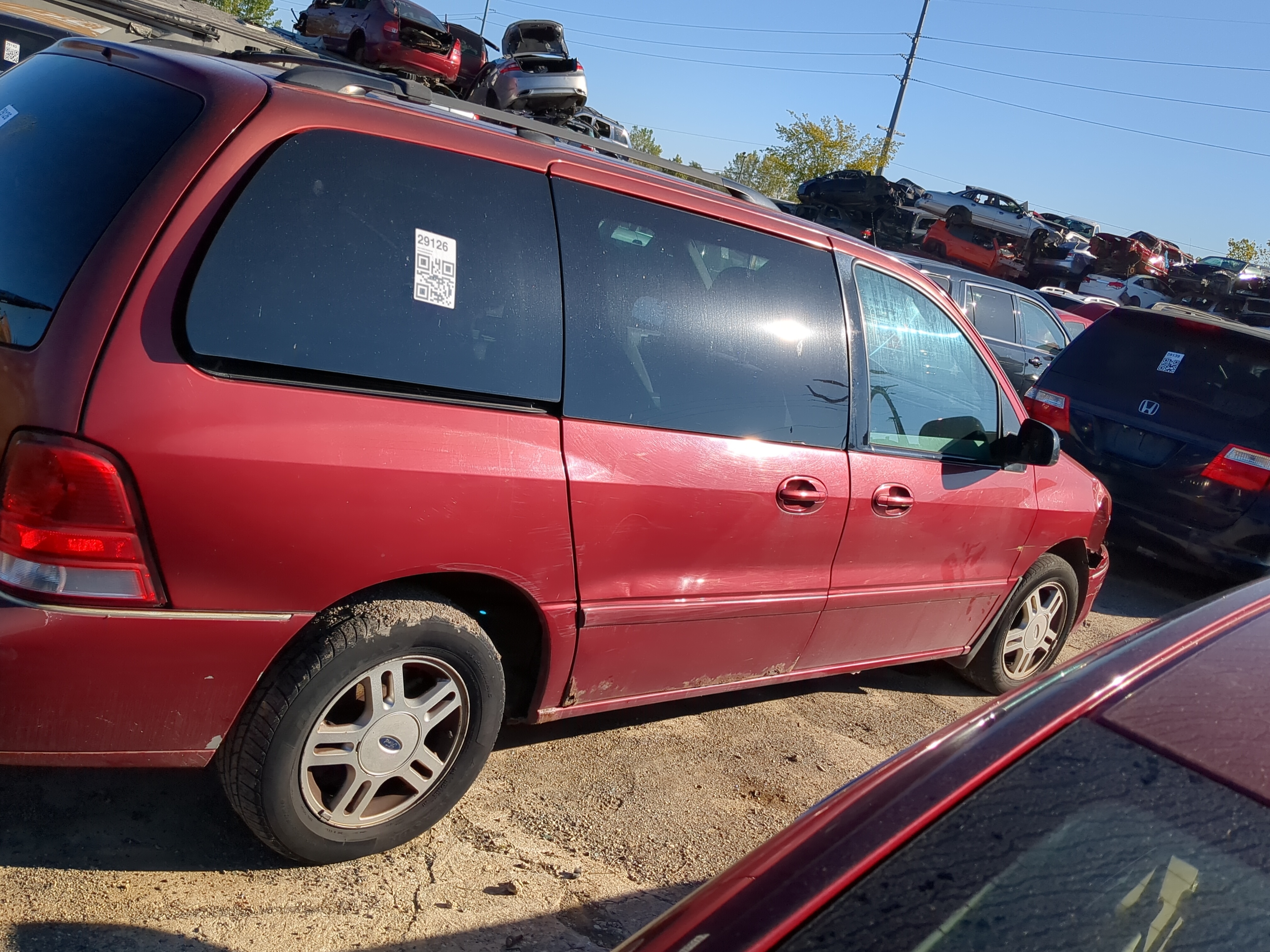 2004-2005 Ford Freestar Passenger Rear Door Oem 1180177 - Oemusedautoparts1.com