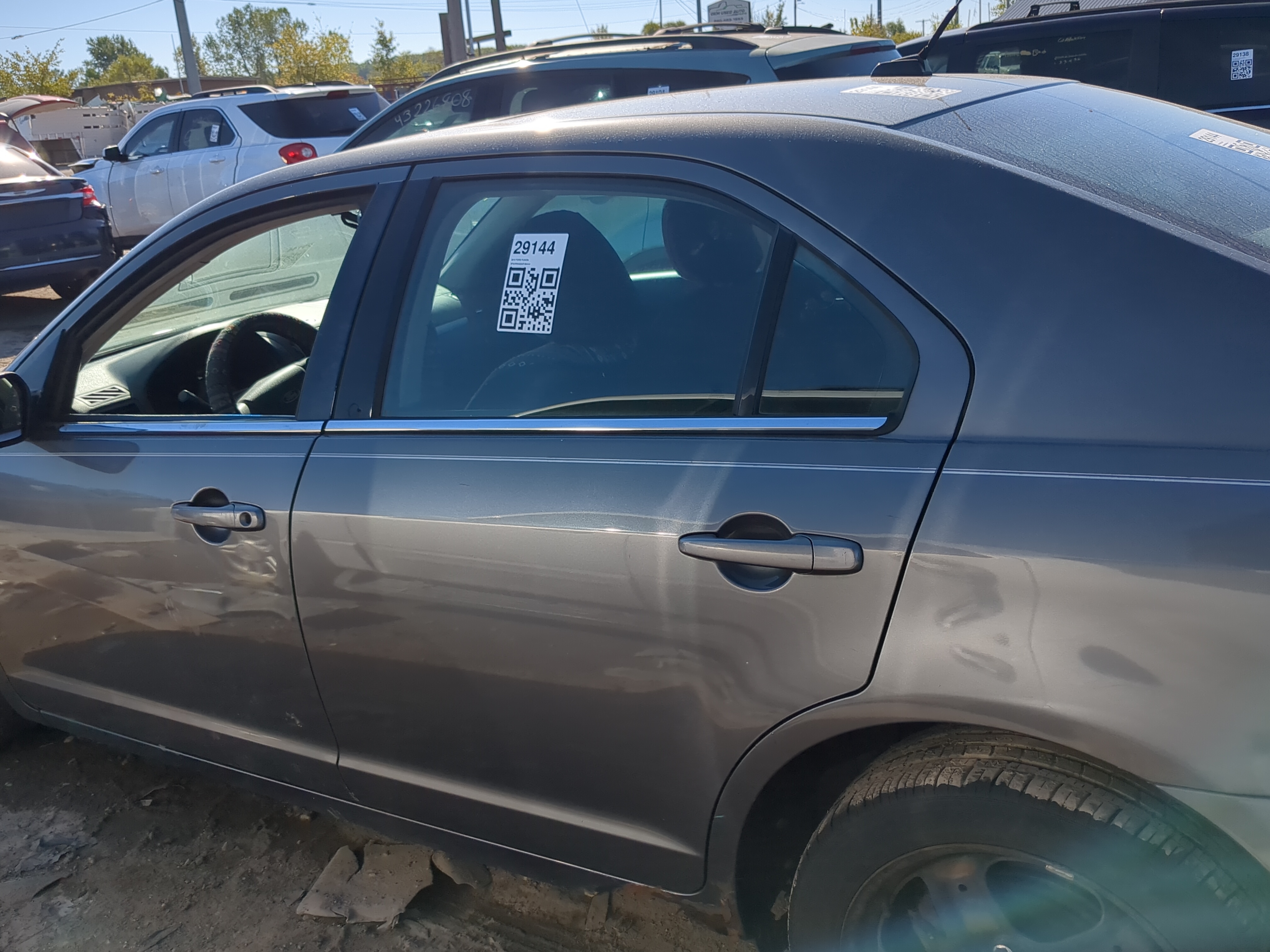 2006-2012 Ford Fusion Driver Rear Door Oem 1180501 - Oemusedautoparts1.com