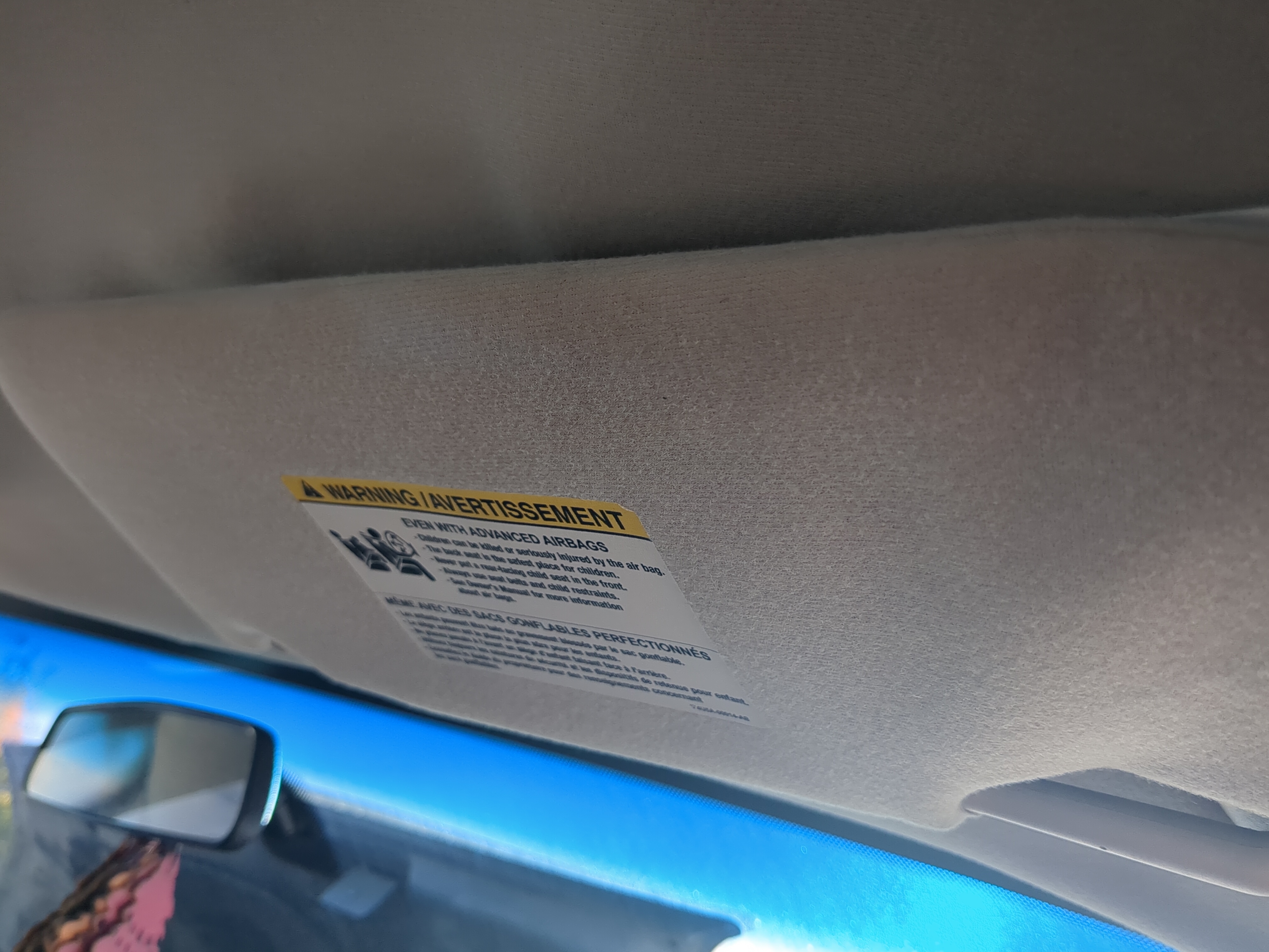 2004-2007 Ford Taurus Passenger Sun Visor Mirror Right Sunvisor 1180646 - Oemusedautoparts1.com