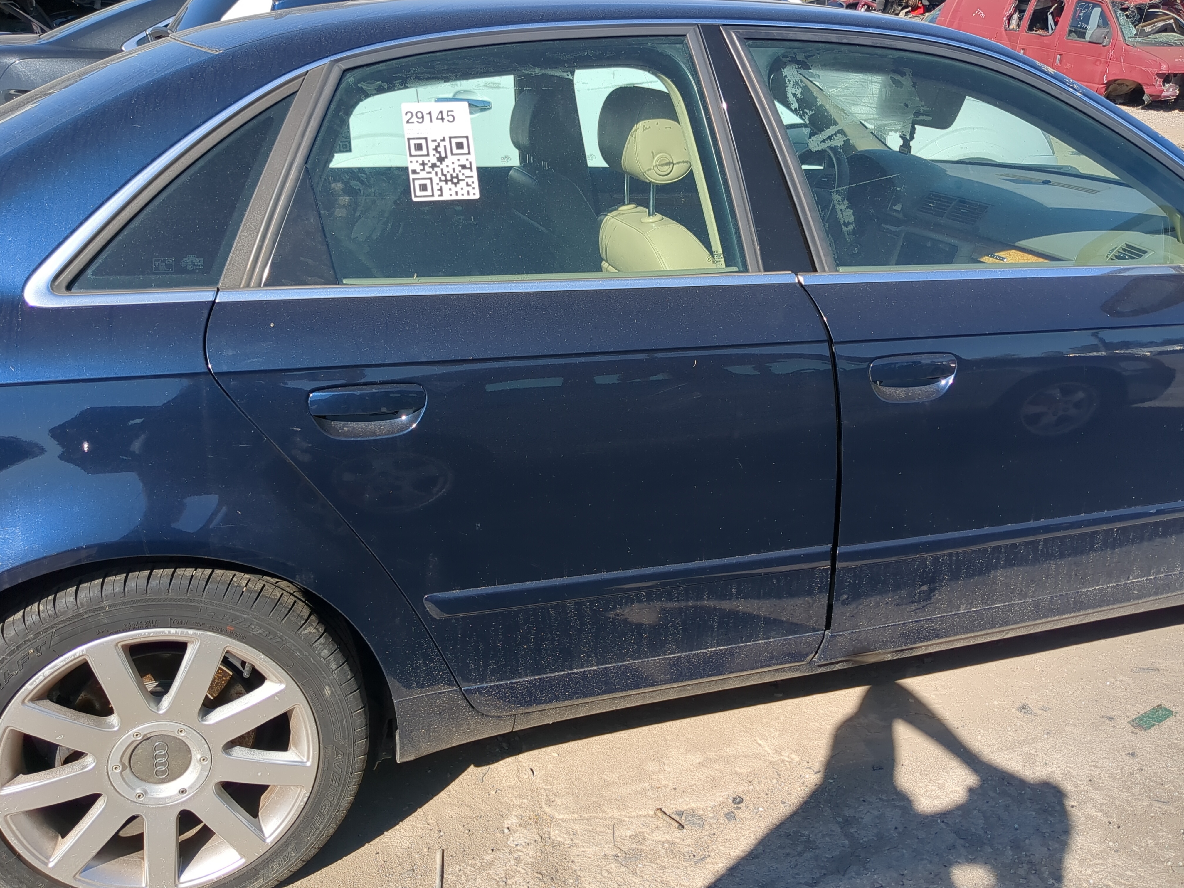 2005-2008 Audi A4 Quattro Passenger Rear Door Oem 1181160 - Oemusedautoparts1.com