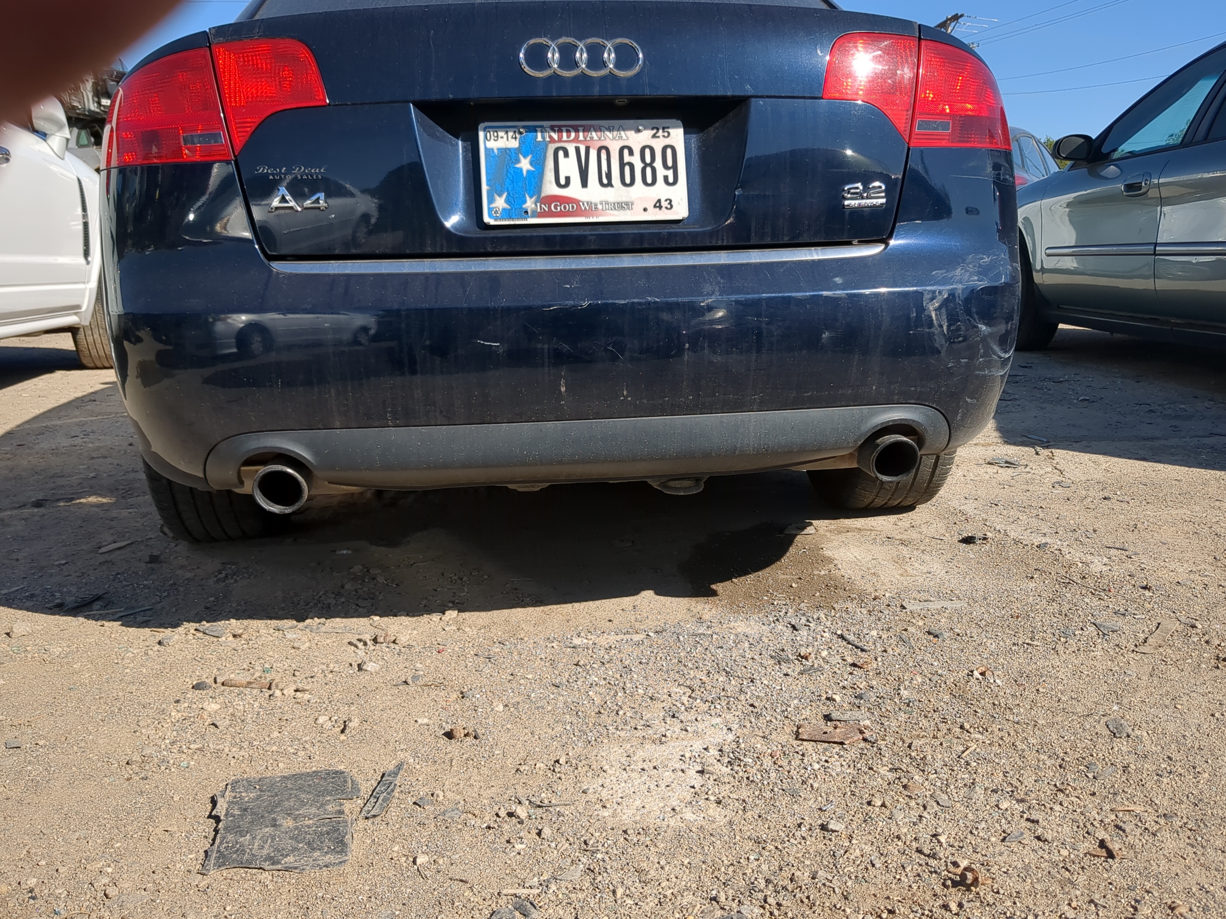 2005-2008 Audi A4 Quattro Rear Bumper Assembly Oem 1181198 - Oemusedautoparts1.com