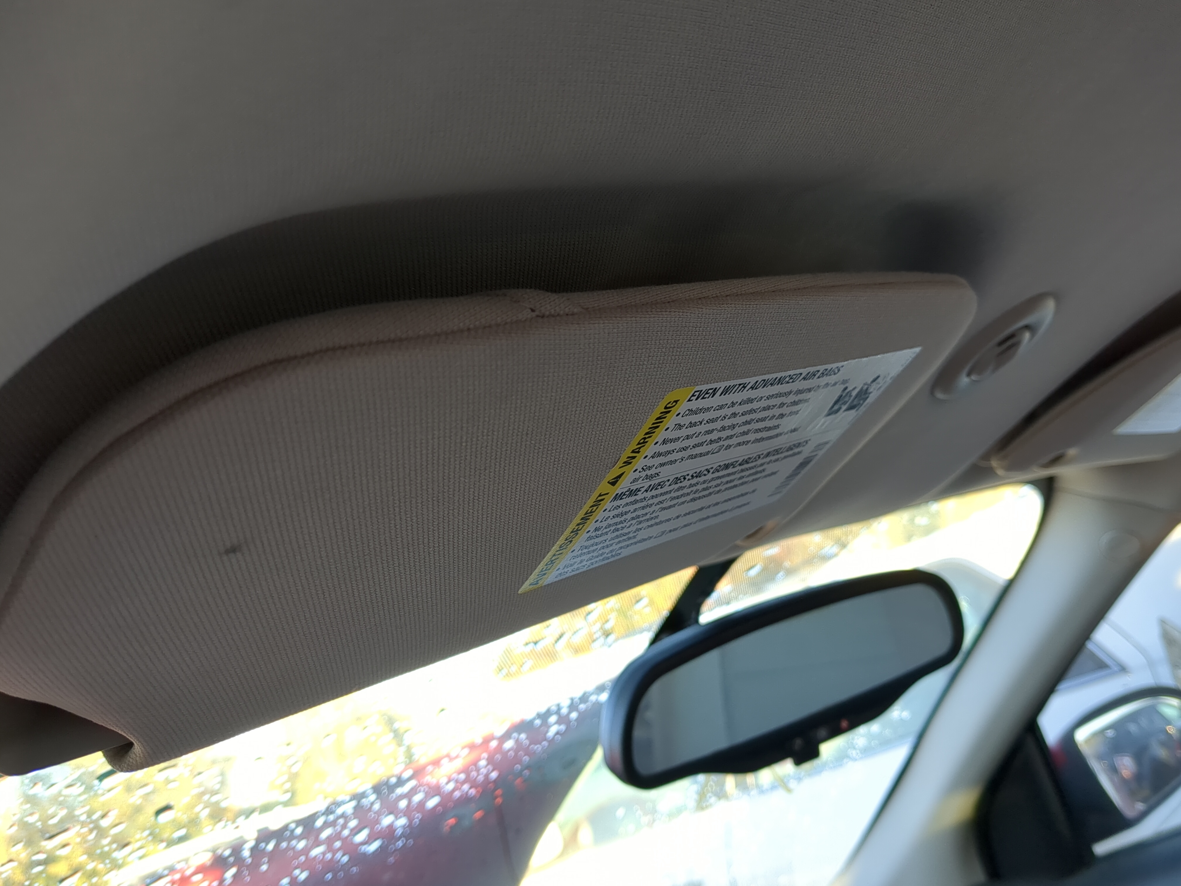 2005-2010 Chevrolet Cobalt Driver Sun Visor Mirror Left Sunvisor 1181338 - Oemusedautoparts1.com