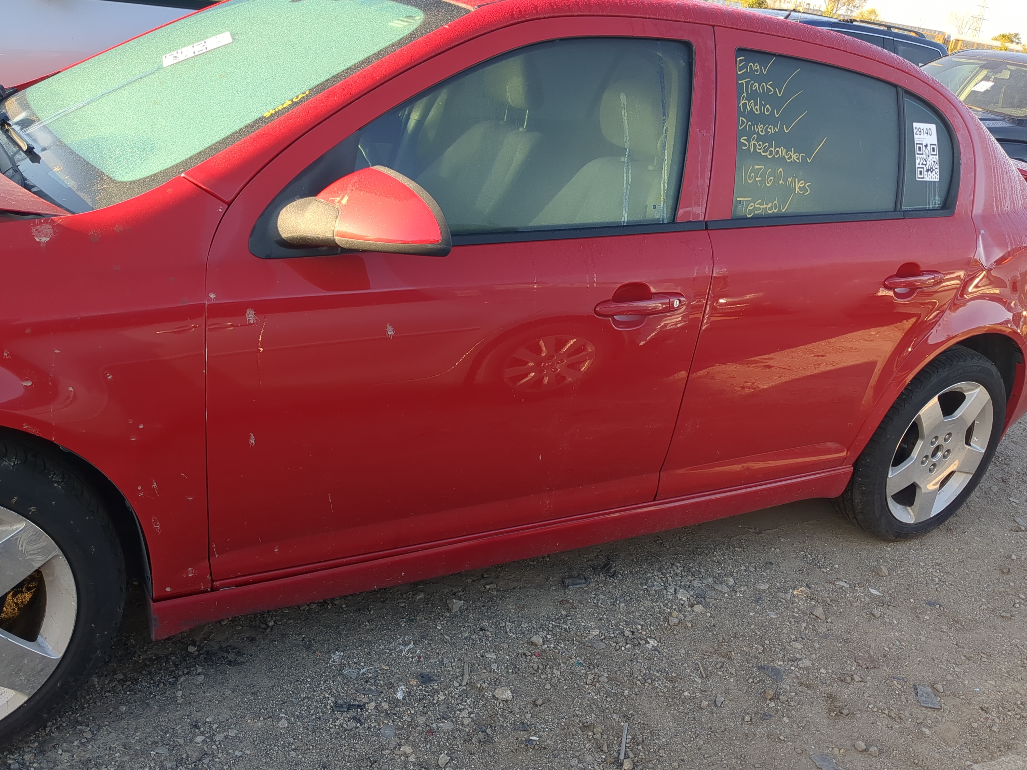 2005-2010 Chevrolet Cobalt Driver Front Door Oem 1181441 - Oemusedautoparts1.com