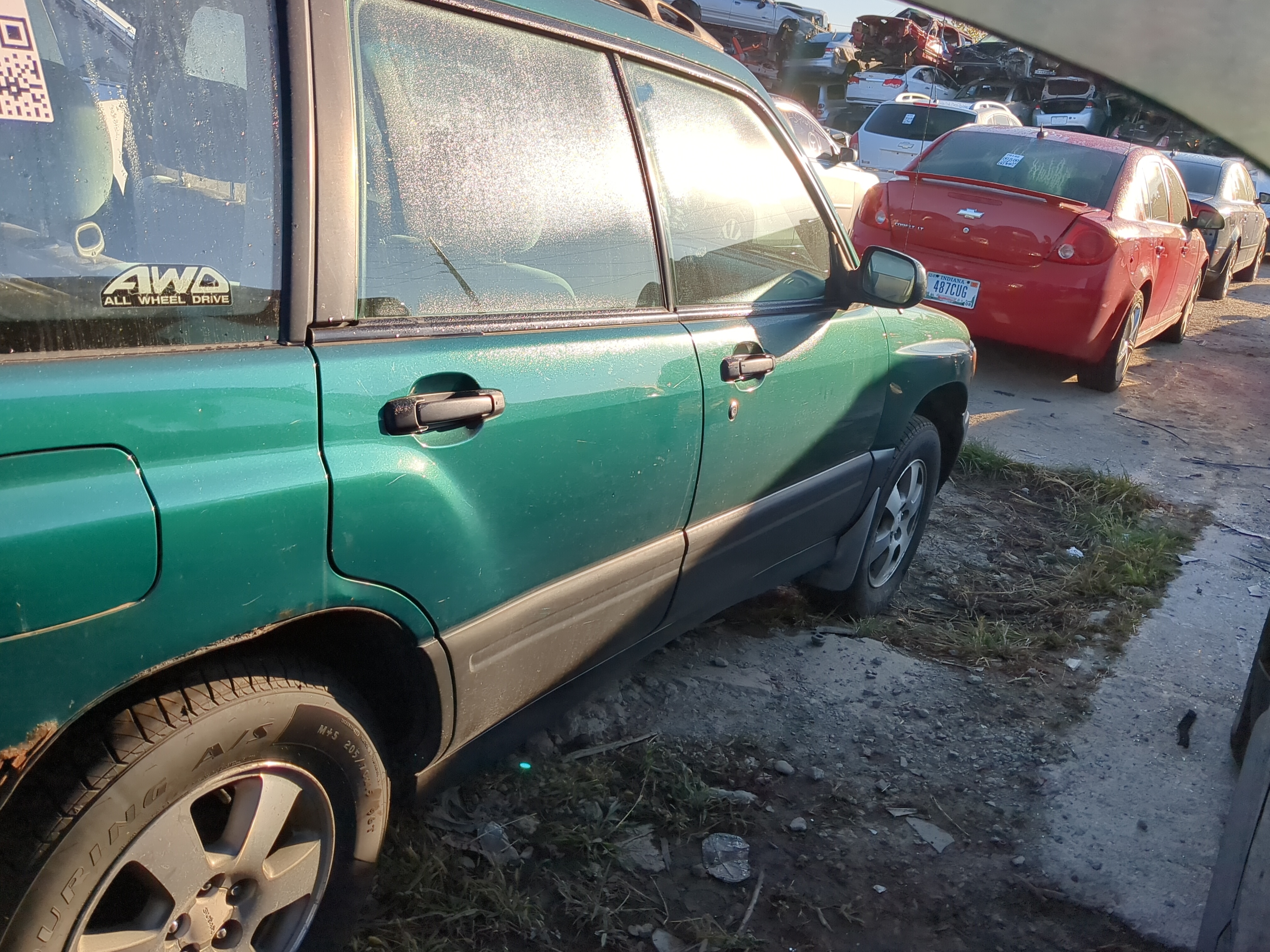 1998-2000 Subaru Forester Passenger Rear Door Oem 1181626 - Oemusedautoparts1.com