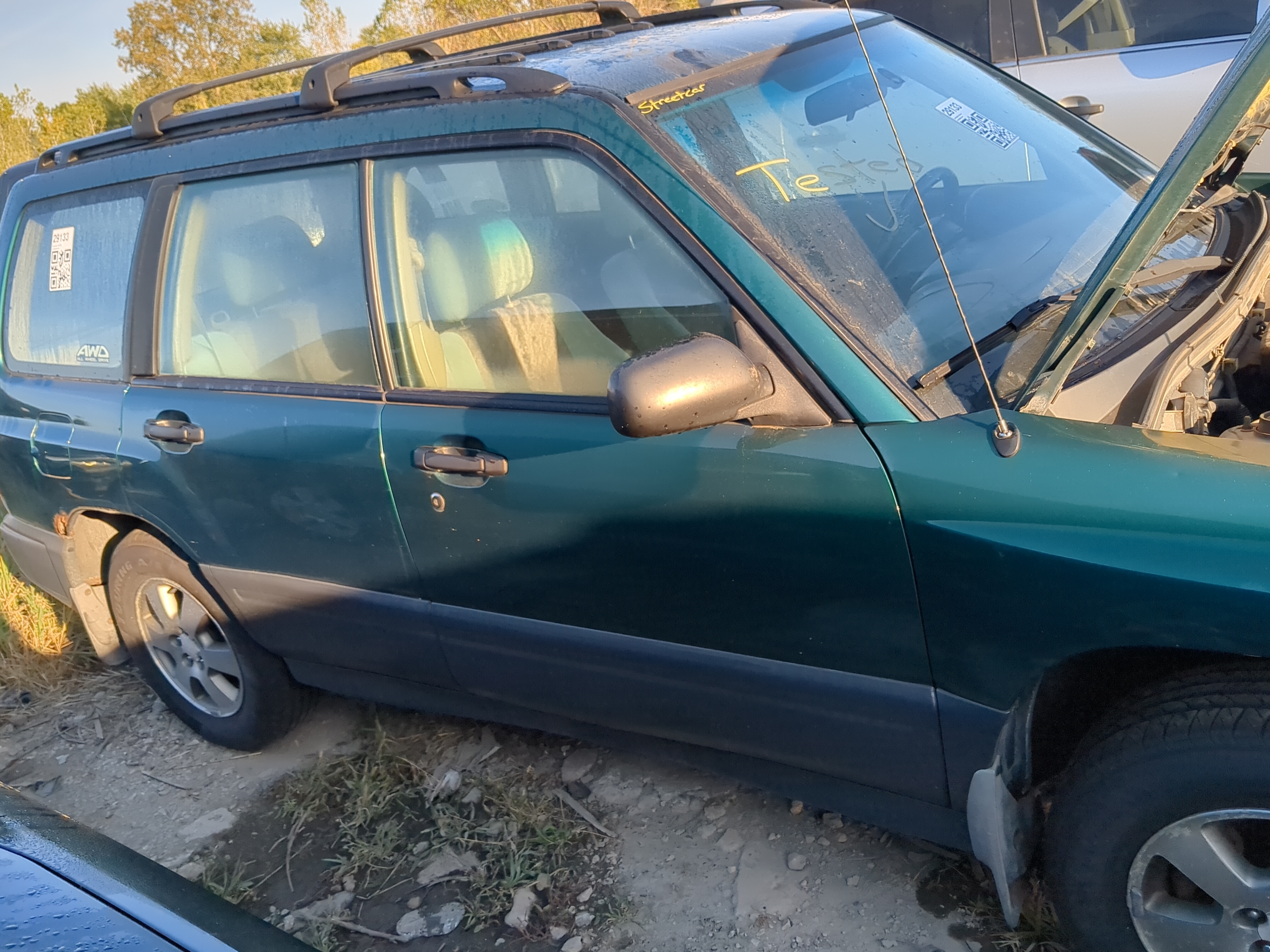 1998-2000 Subaru Forester Passenger Front Door Oem 1181627 - Oemusedautoparts1.com