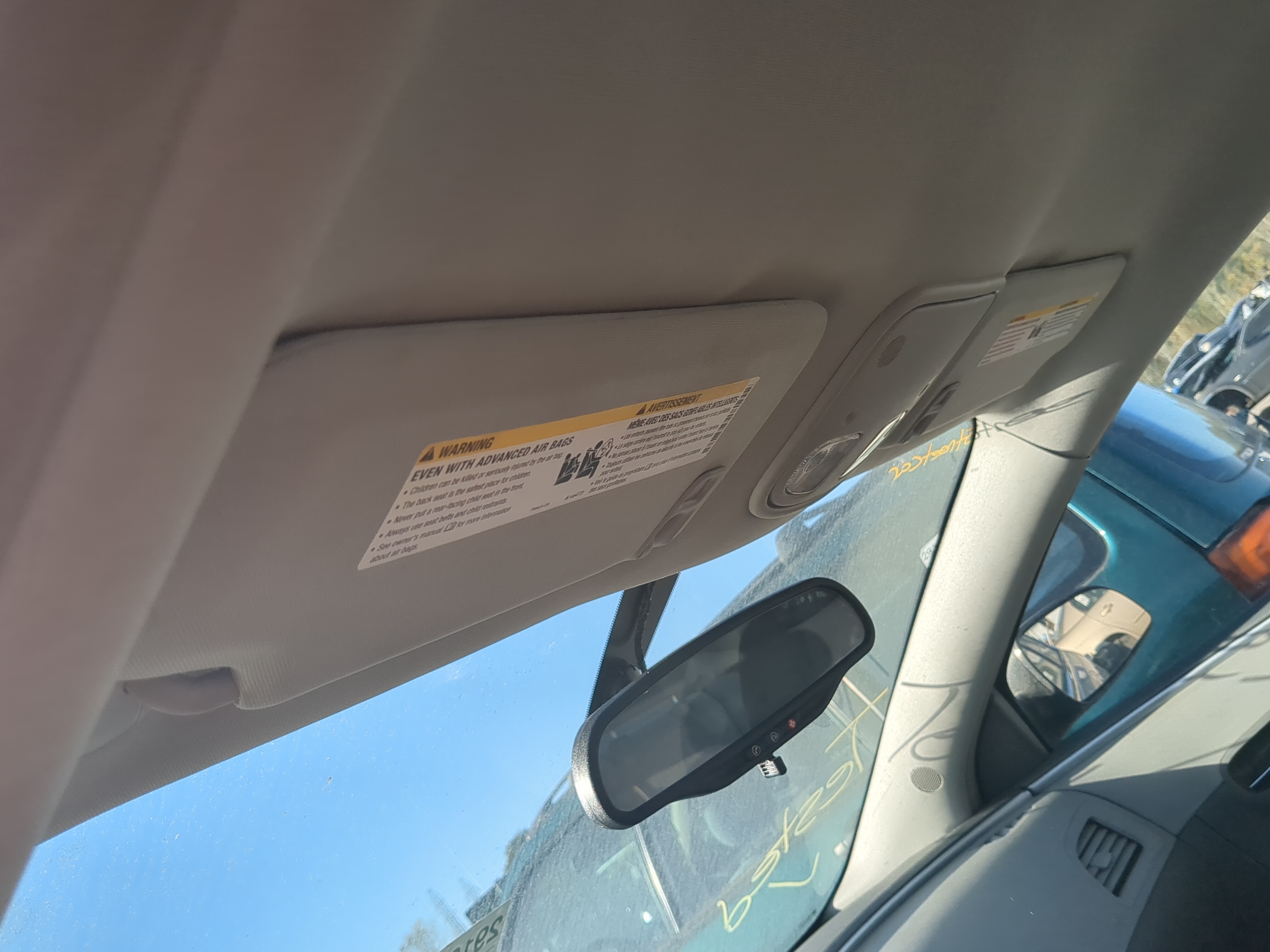 2004-2012 Chevrolet Malibu Driver Sun Visor Mirror Left Sunvisor 1181735 - Oemusedautoparts1.com