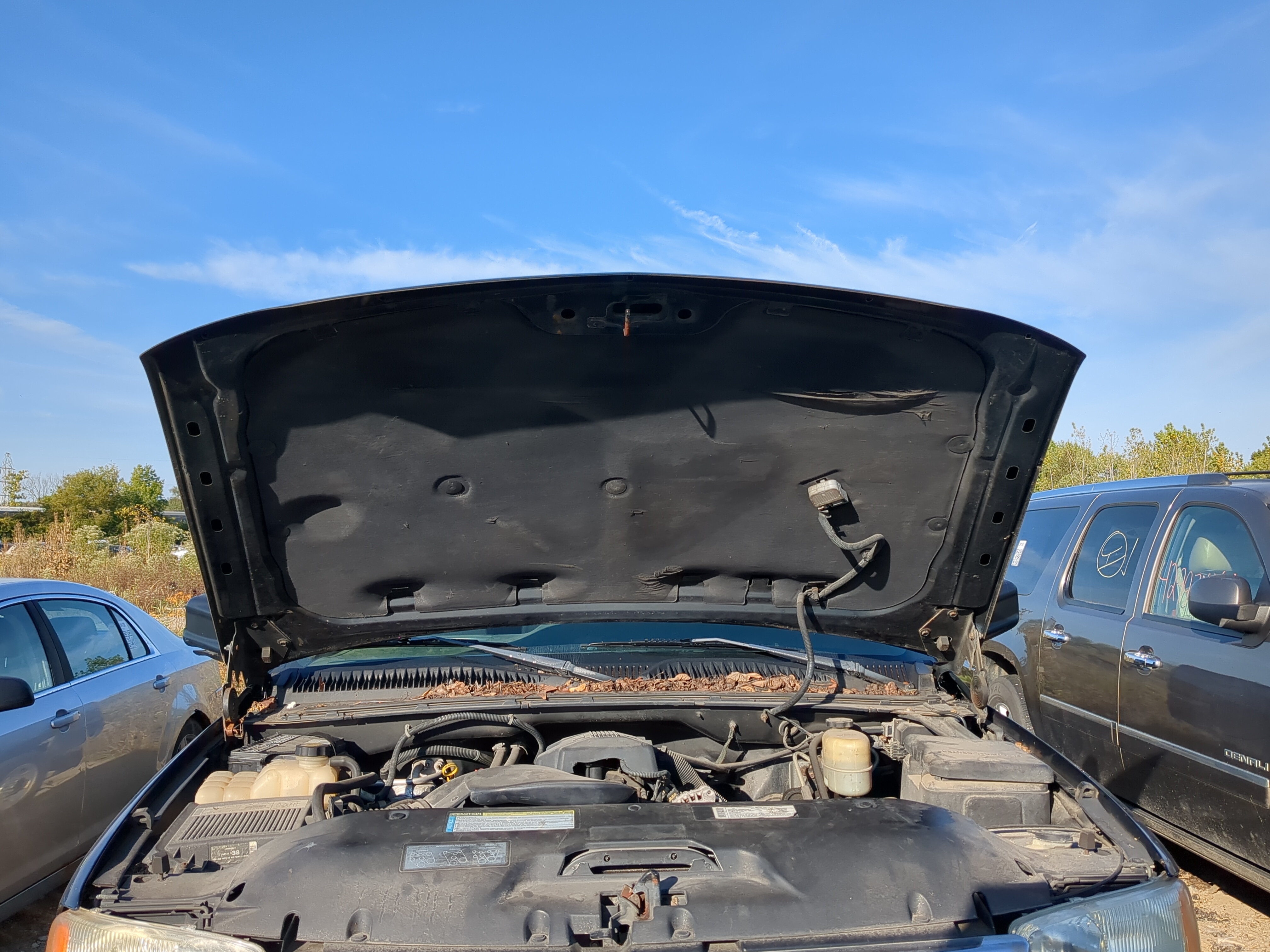 1999-2004 Gmc Sierra 2500 Hood Oem 1181836 - Oemusedautoparts1.com