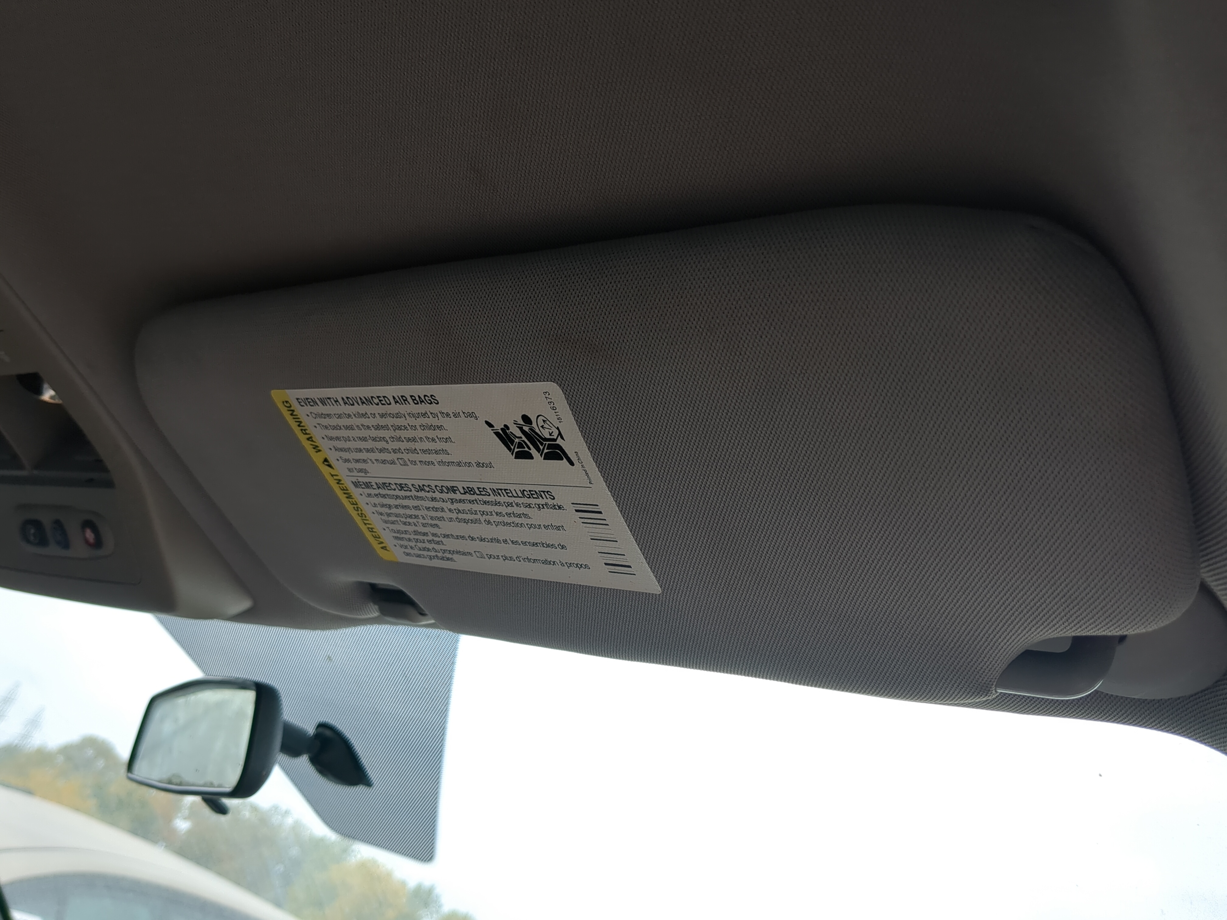 2008-2010 Saturn Vue Passenger Sun Visor Mirror Right Sunvisor 1182001 - Oemusedautoparts1.com