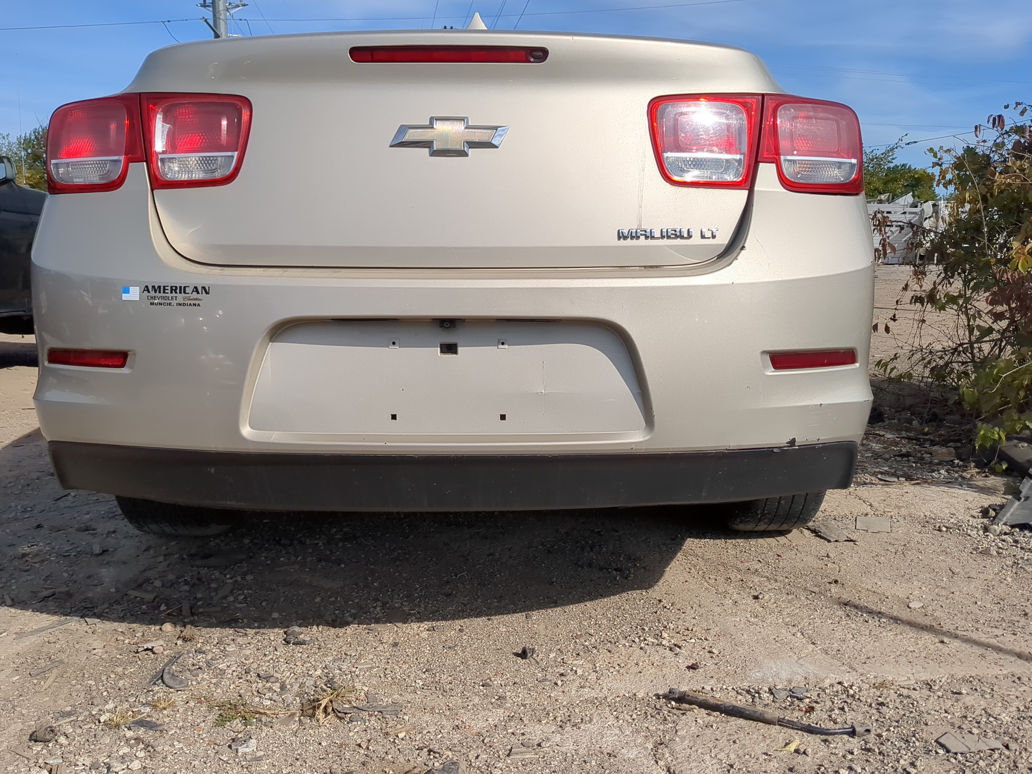 2013-2016 Chevrolet Malibu Rear Bumper Assembly Oem 1182339 - Oemusedautoparts1.com